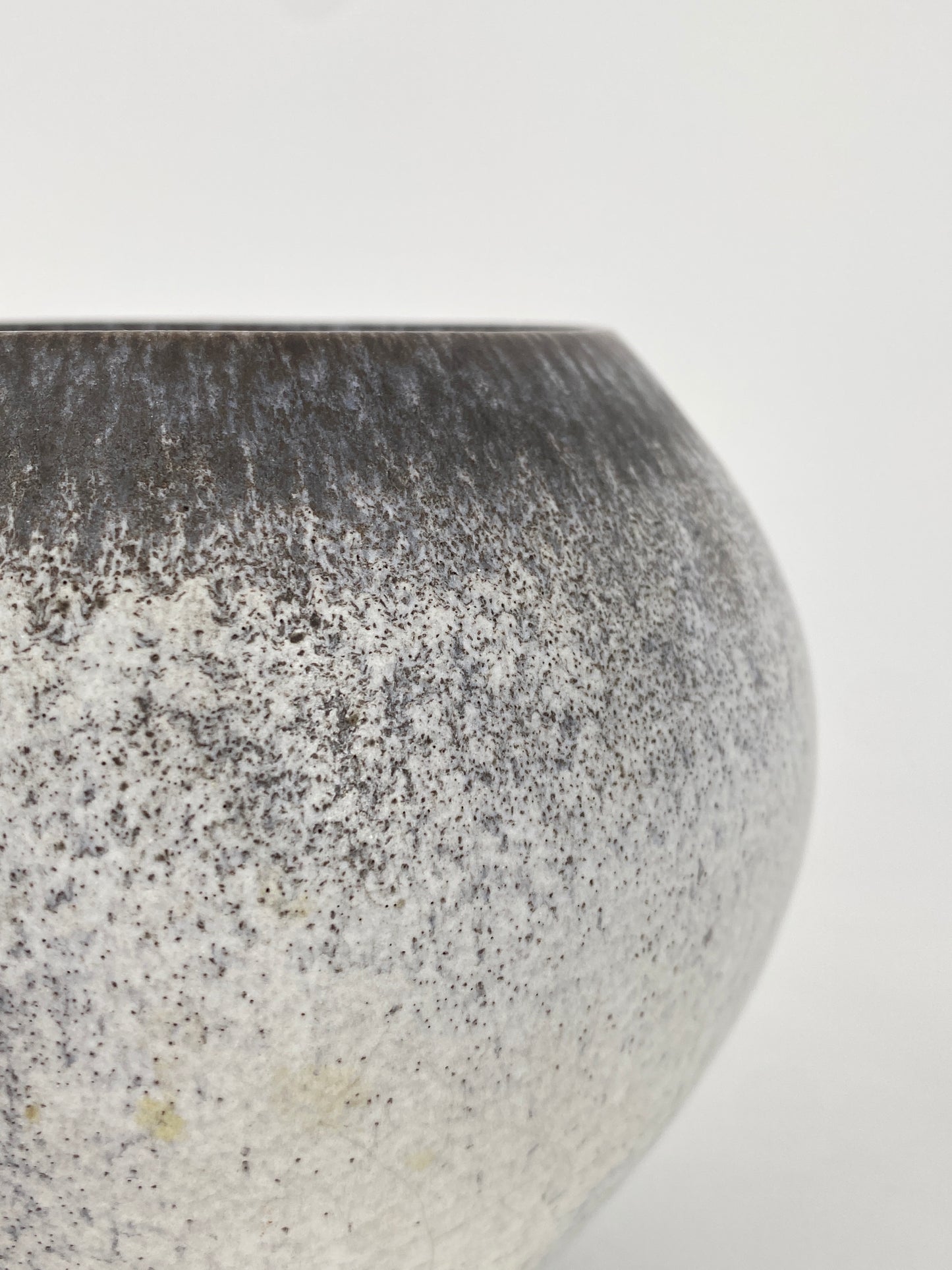 Studiokeramik Vase mit organischer Glasur, 60er