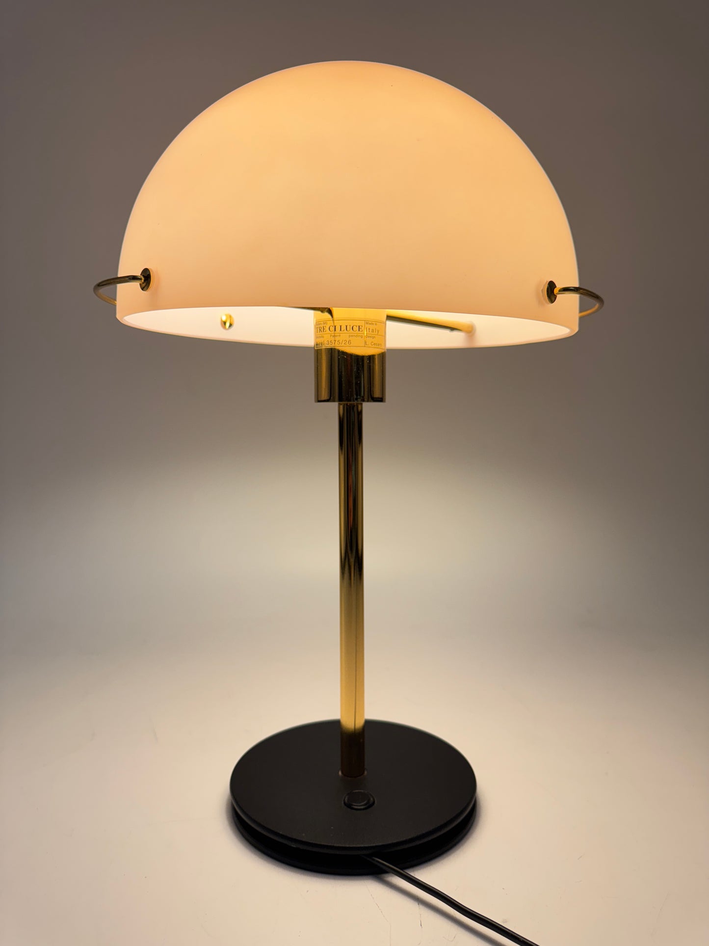 Tischlampe "Ariel 3575/26" von Luciano Cesaro für Tre Ci Luce, 1980