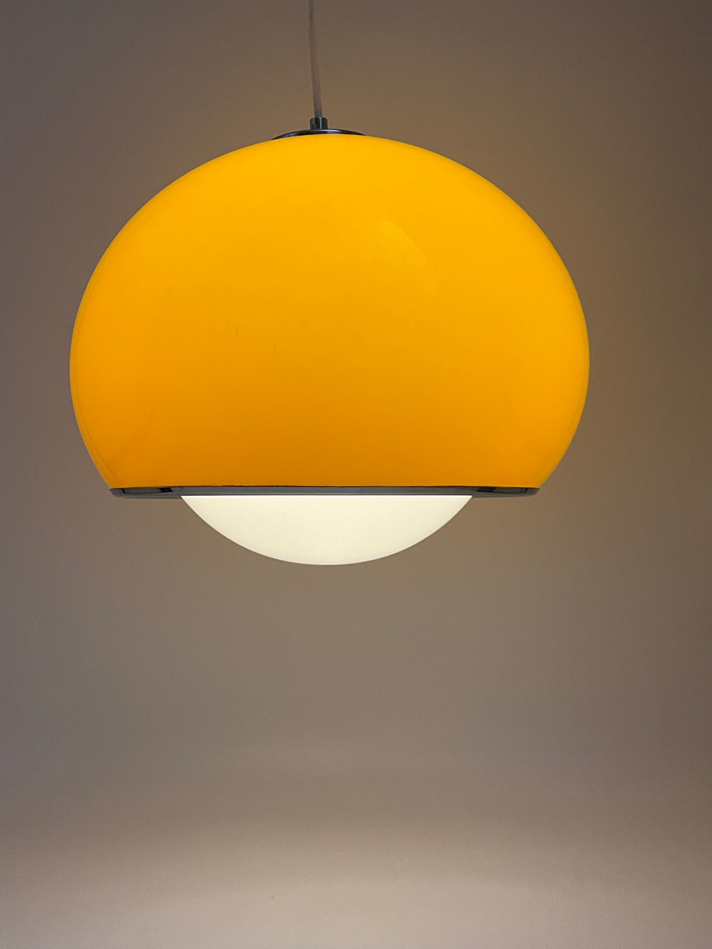 Hängelampe von Harvey Guzzini, 1968