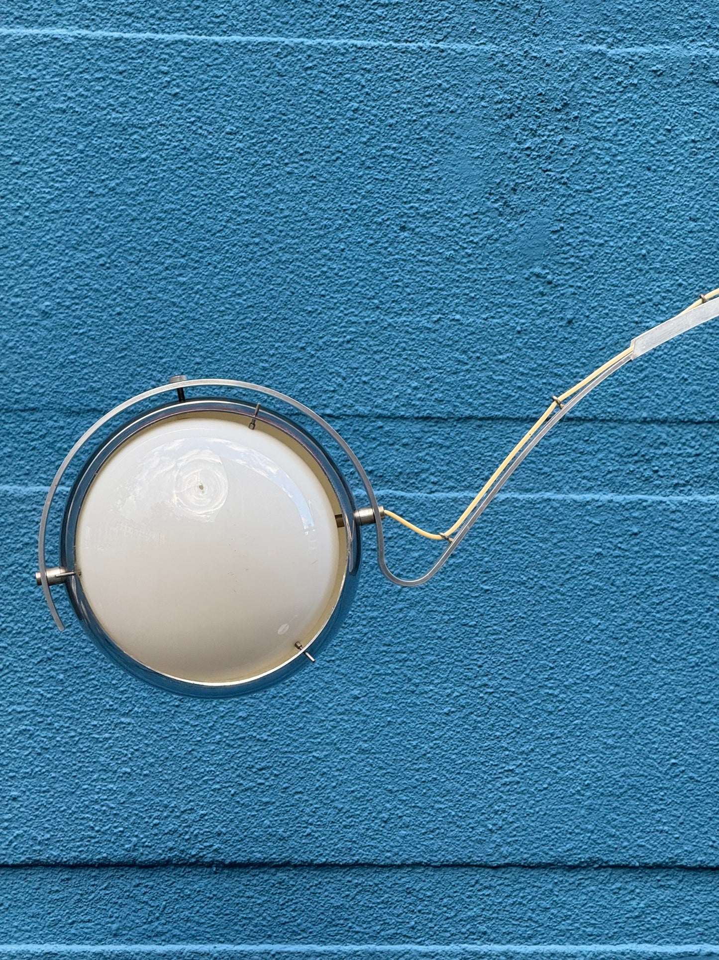 Einzigartige Eyeball-Bogenlampe, Space Age Design aus Italien, 1970er