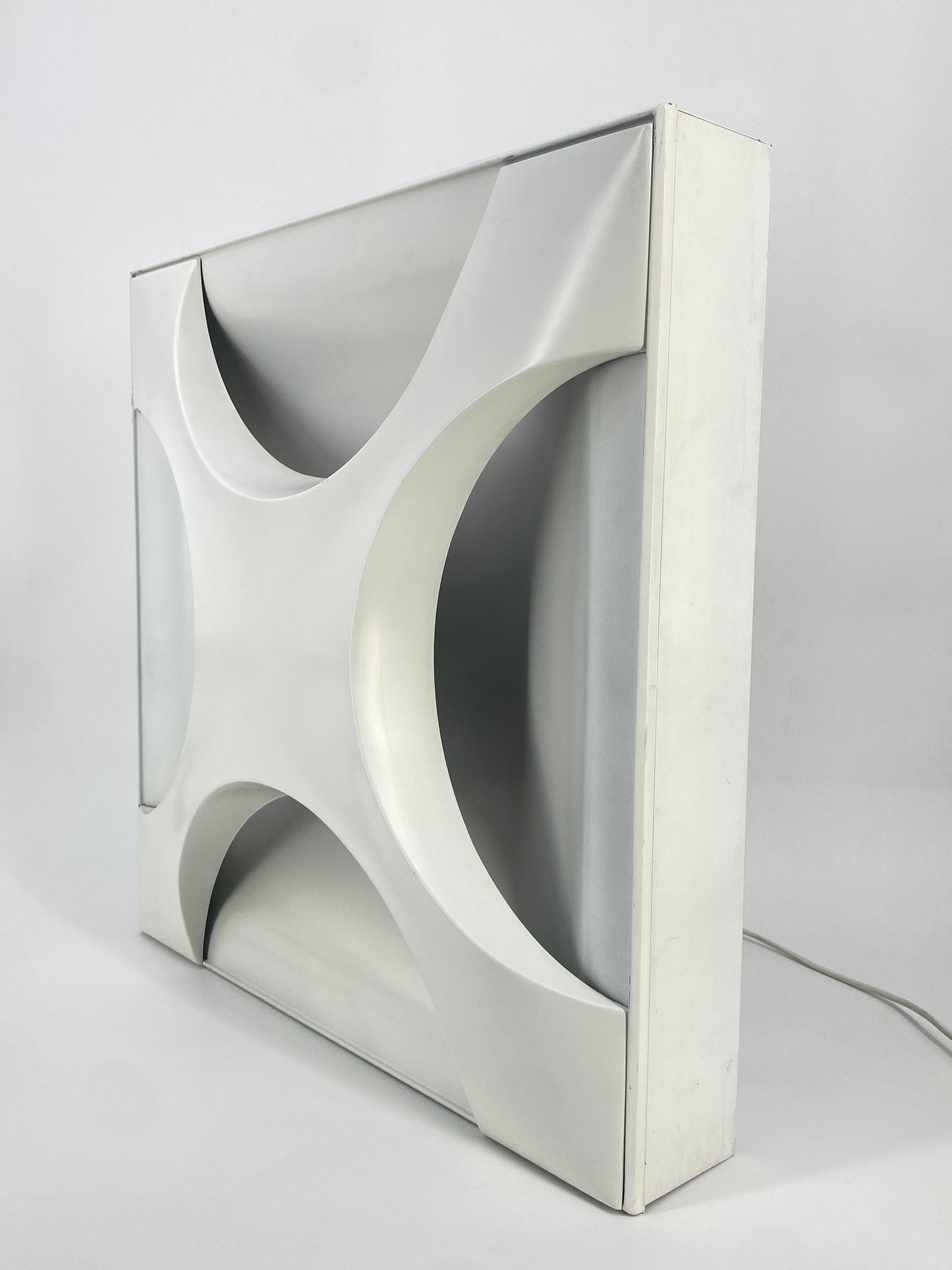 Cross Oyster Lichtpaneel von Rolf Krüger für Staff, 1968