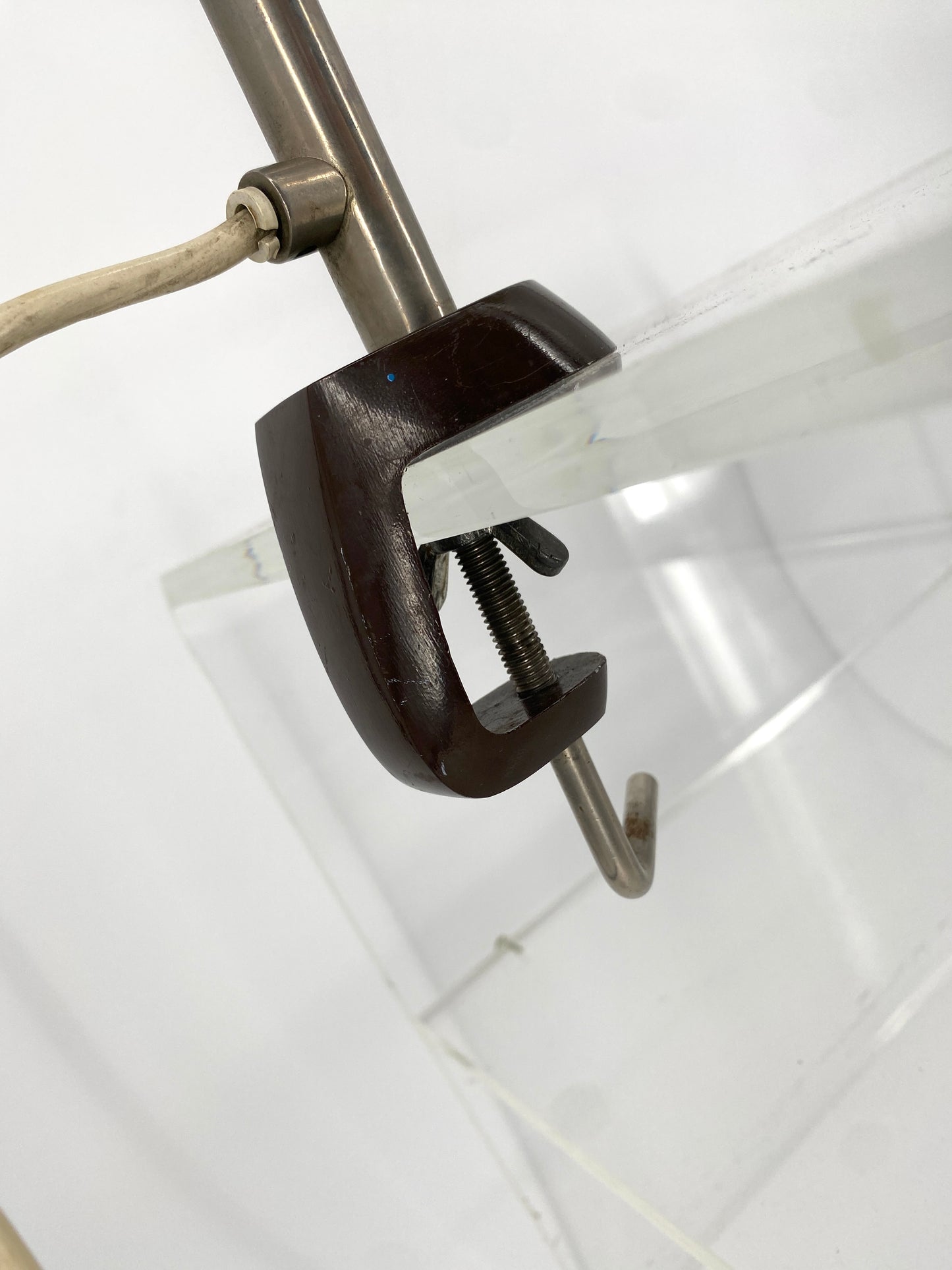 Schreibtsich-Klemmlampe von Kaiser Idell im Bauhaus-Design, Deutschland