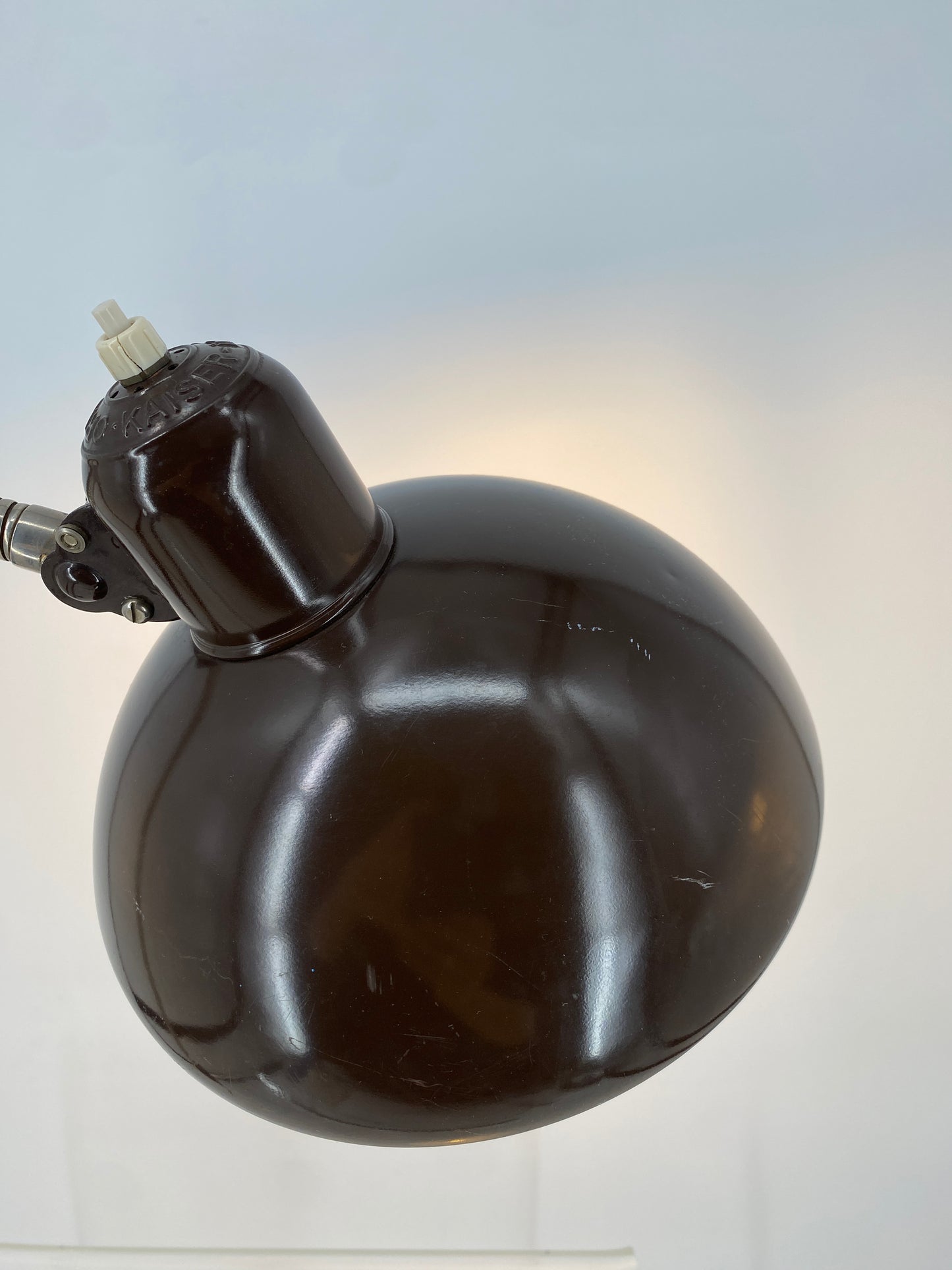 Schreibtsich-Klemmlampe von Kaiser Idell im Bauhaus-Design, Deutschland