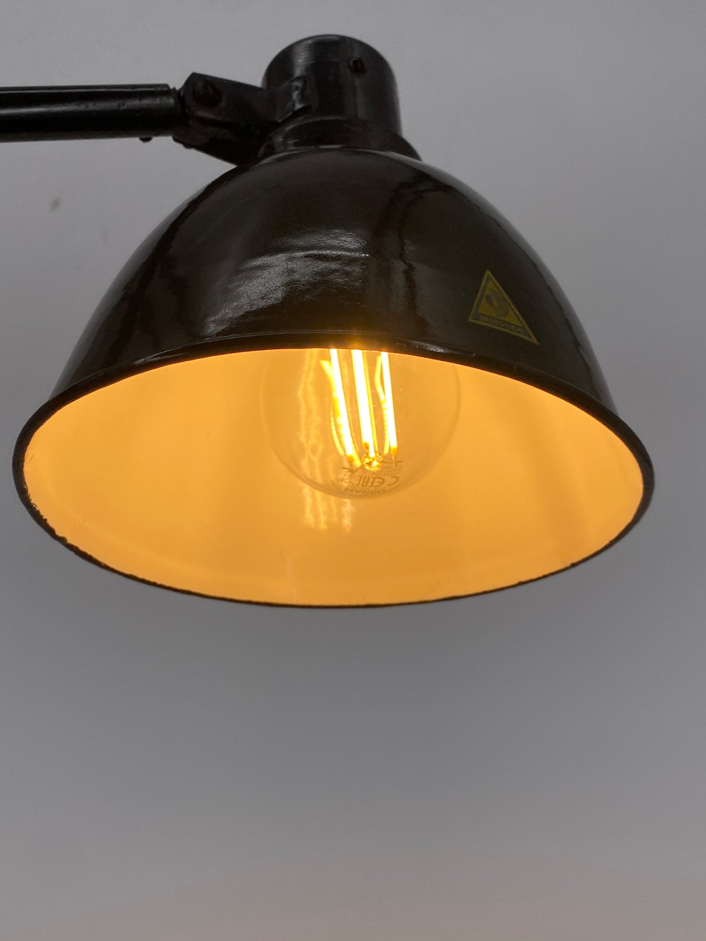 Bauhaus Werkstattlampe von BESEG Licht, Berlin um 1930