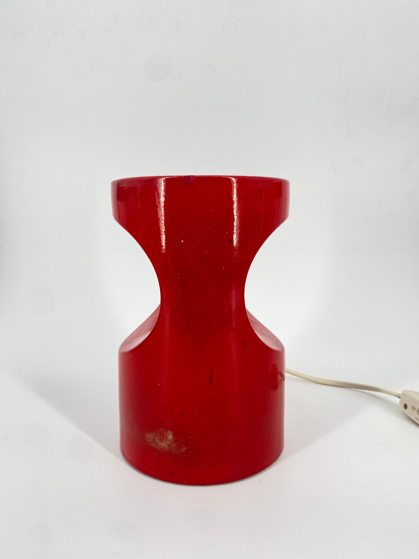 Keramik Tischlampe, 60er/70er