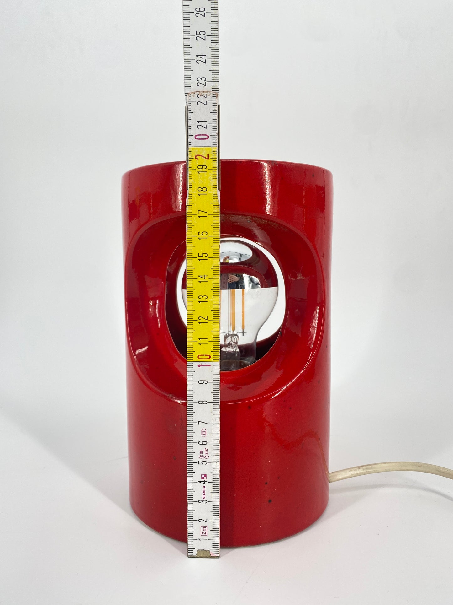 Keramik Tischlampe, 60er/70er