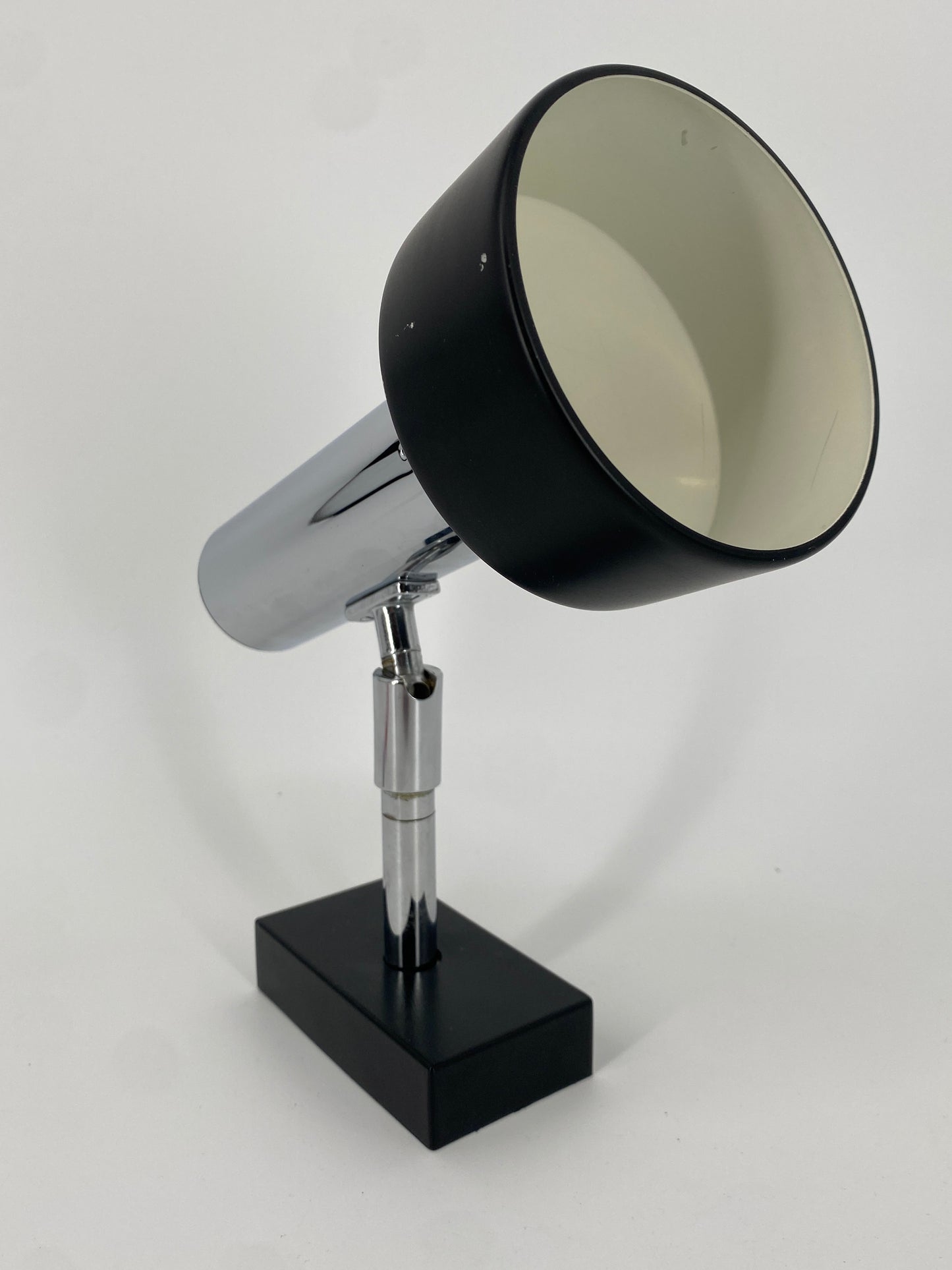 Wandlampe verchrohmt im Space Age / Minimal Design, Deutschland 1970er