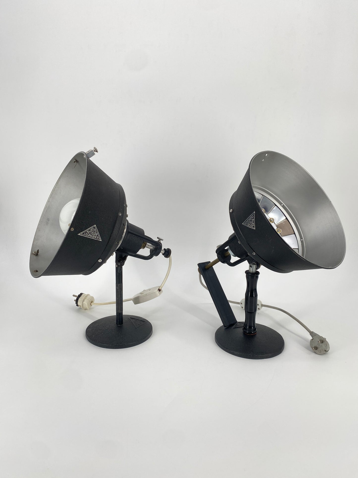Tischlampe / Scheinwerfer von K. Weinert, Berlin, 1930er Jahre