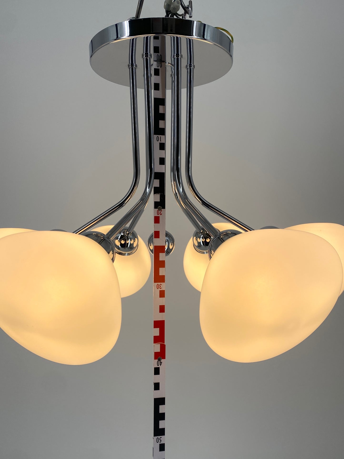 Deckenlampe / Kronleuchter von Hillebrand Leuchten, Deutschland 60/70er