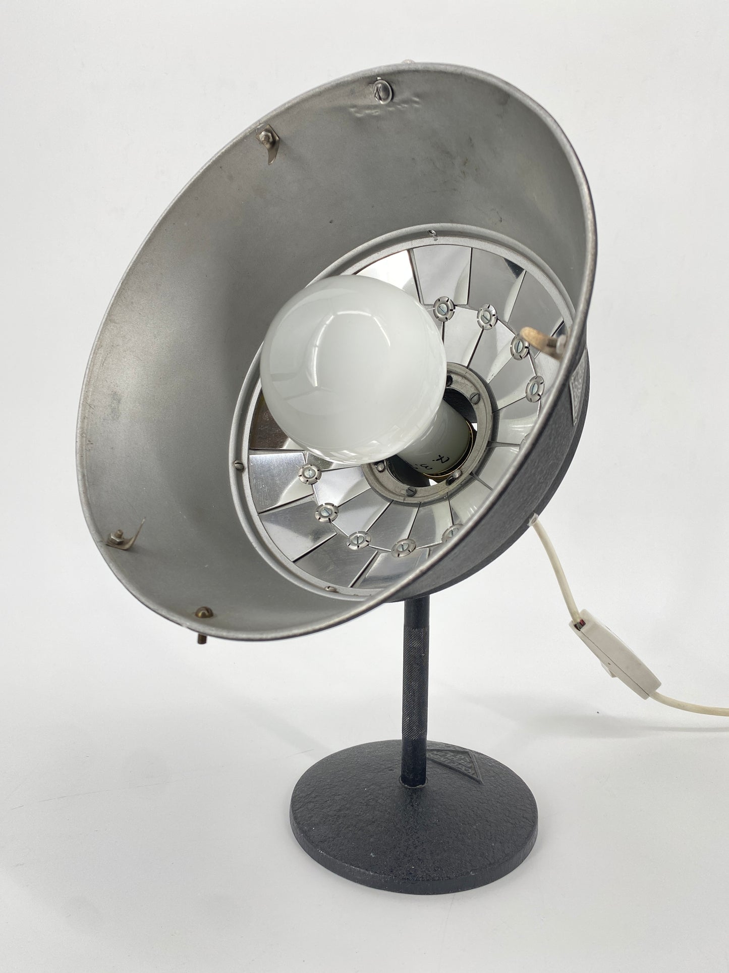 Tischlampe / Scheinwerfer von K. Weinert, Berlin, 1930er Jahre