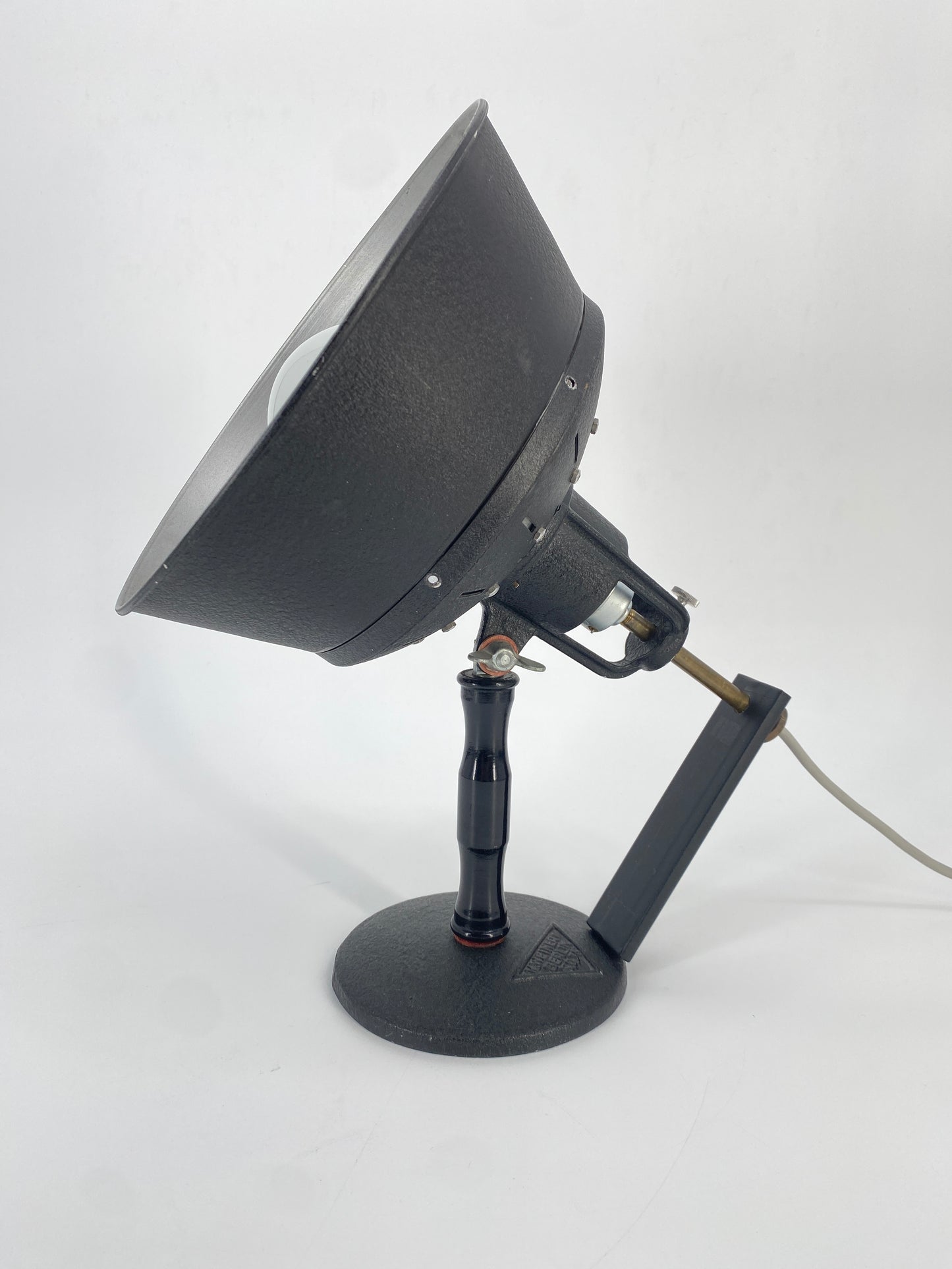 Tischlampe / Scheinwerfer von K. Weinert, Berlin, 1930er Jahre