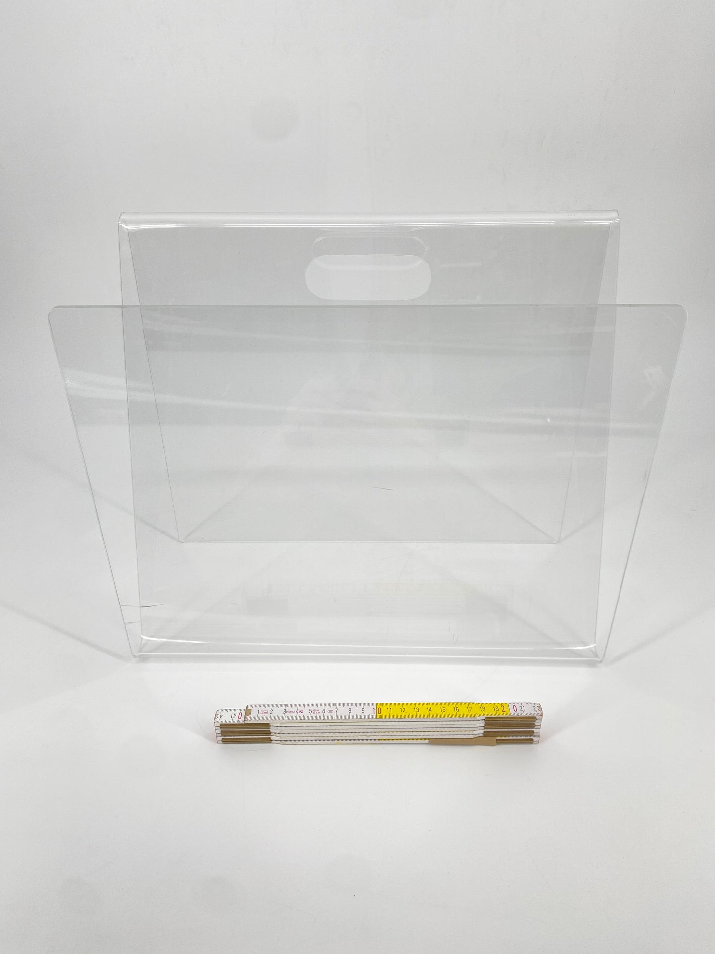 Zeitungsständer aus Plexiglas, 1970er Jahre