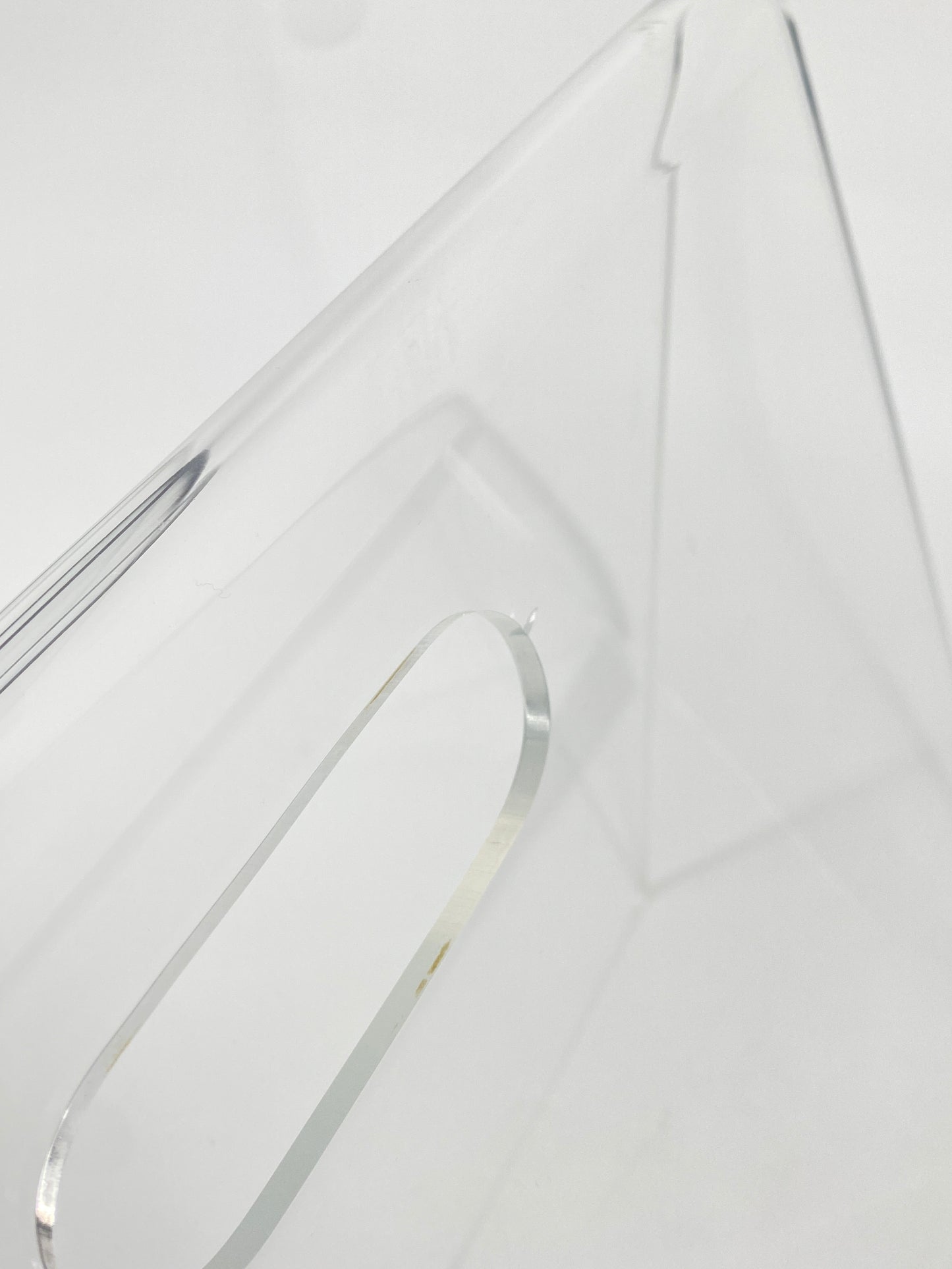 Zeitungsständer aus Plexiglas, 1970er Jahre