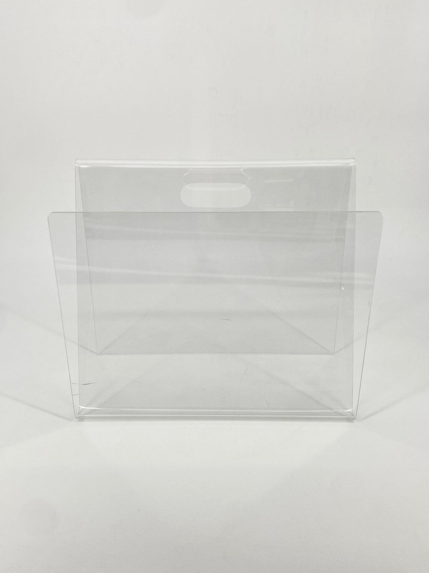 Zeitungsständer aus Plexiglas, 1970er Jahre