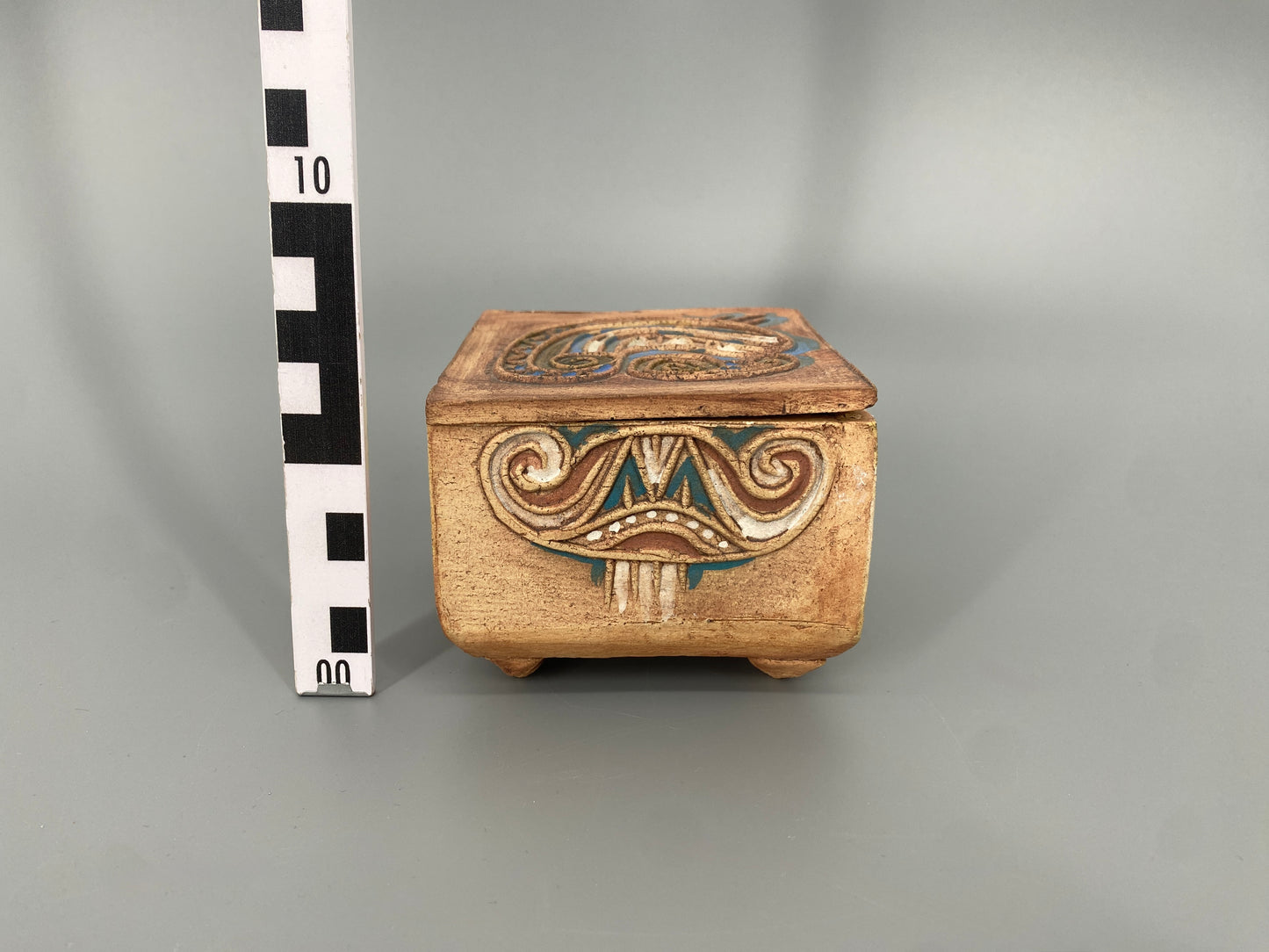 Handgefertigte Tondose, 1997