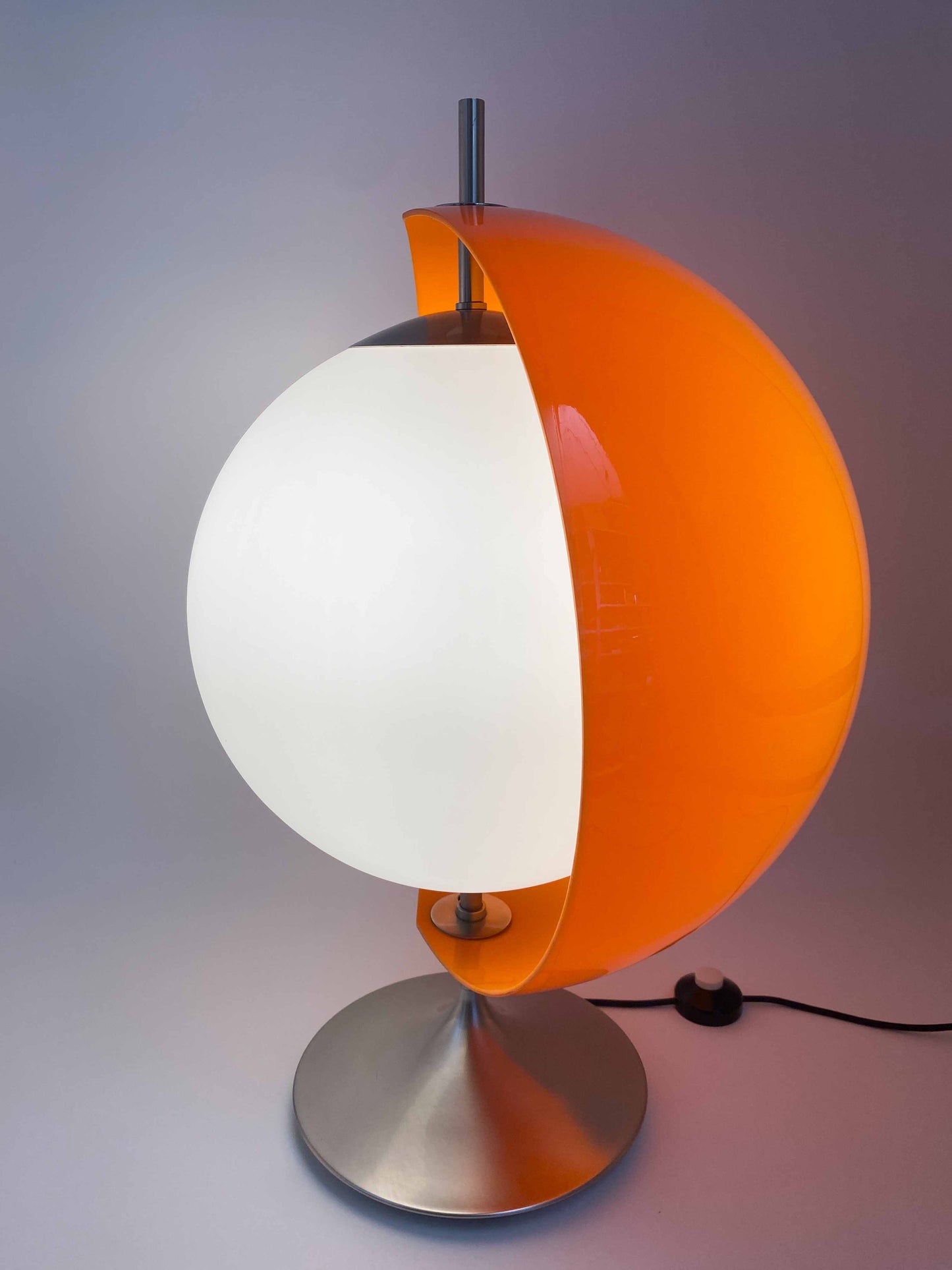 Kugellampe mit drehbarem Schirm von Frank Bentler für Wila Leuchten, 1960er
