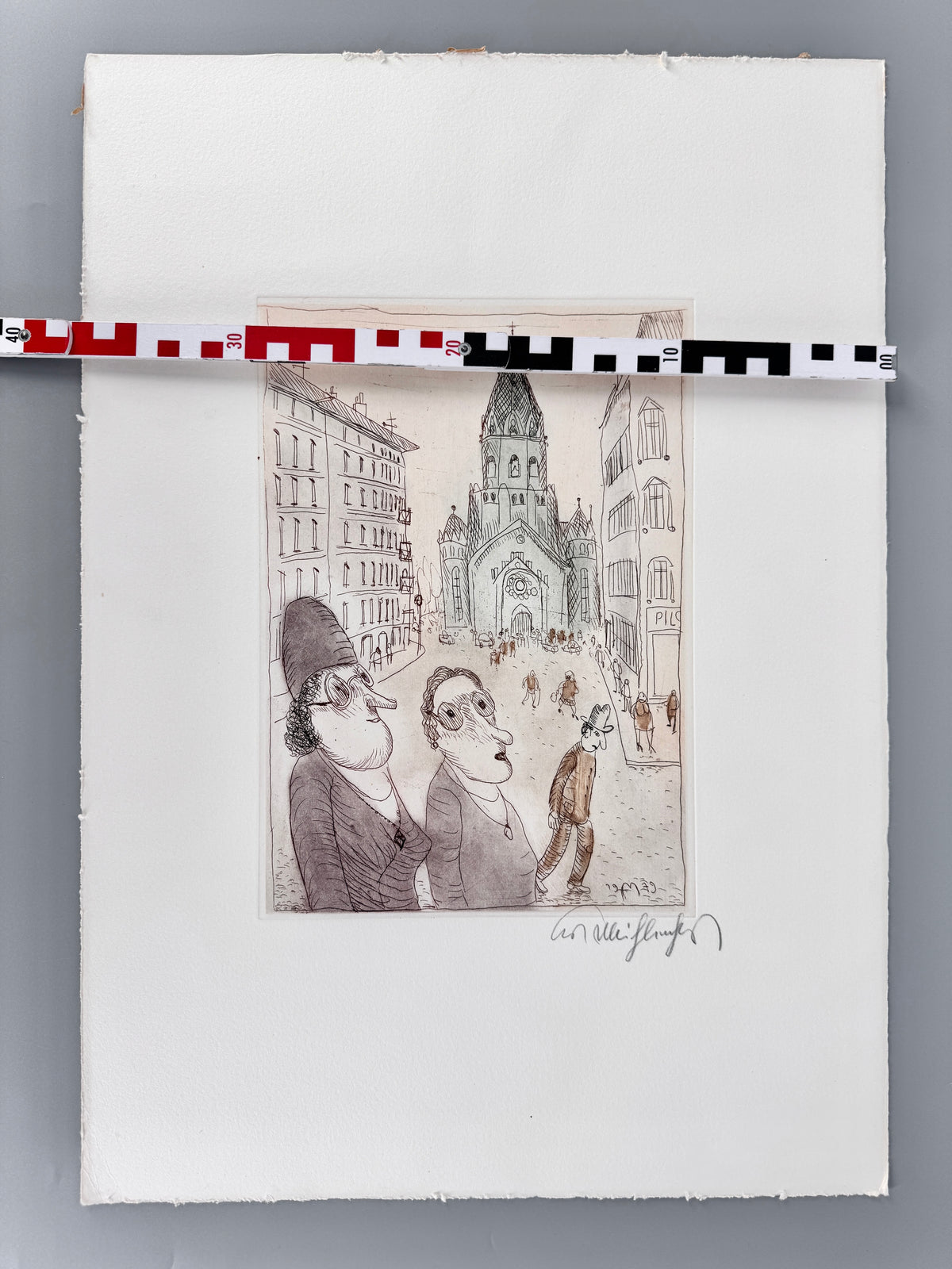 Kurt Mühlenhaupt - Heimstraße und Passionskirche, Edition Griffelkunst