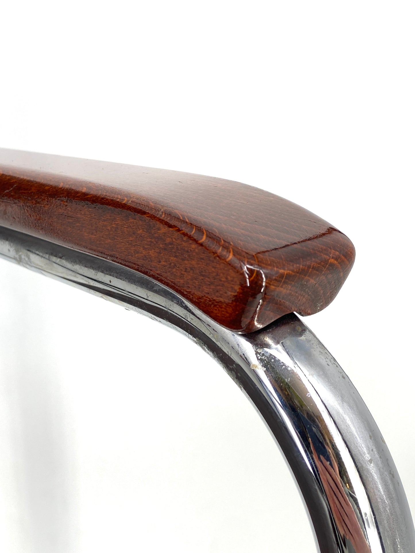 Thonet Freischwinger S34, Entwurf von 1926, Mart Stam, Leder