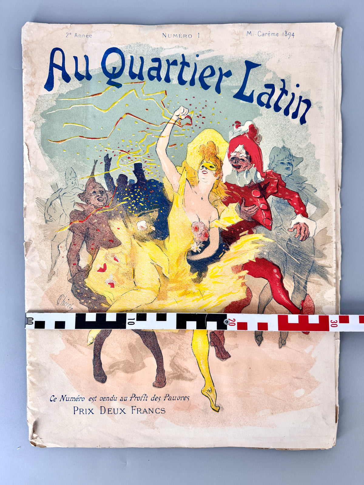 Au Quartier Latin. Magazin von 1884, Mit Cover-Litographie