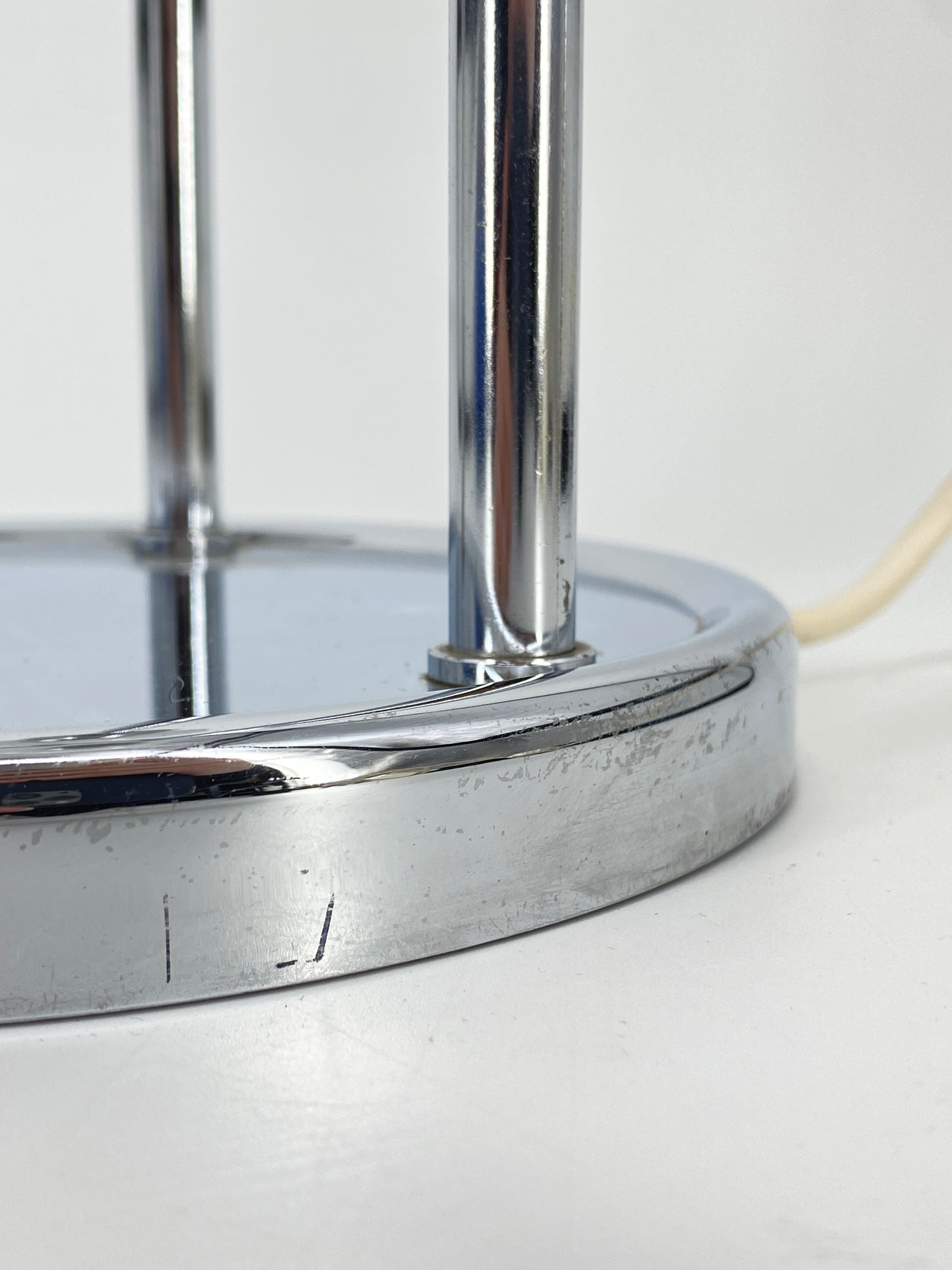 3-flammige Tischlampe von Josef Sölken, 70er Space Age