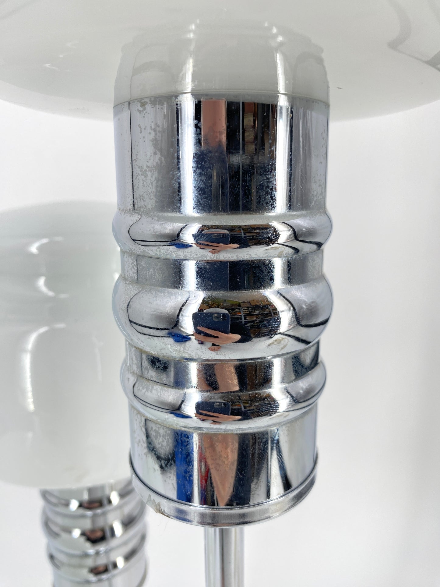 3-flammige Tischlampe von Josef Sölken, 70er Space Age
