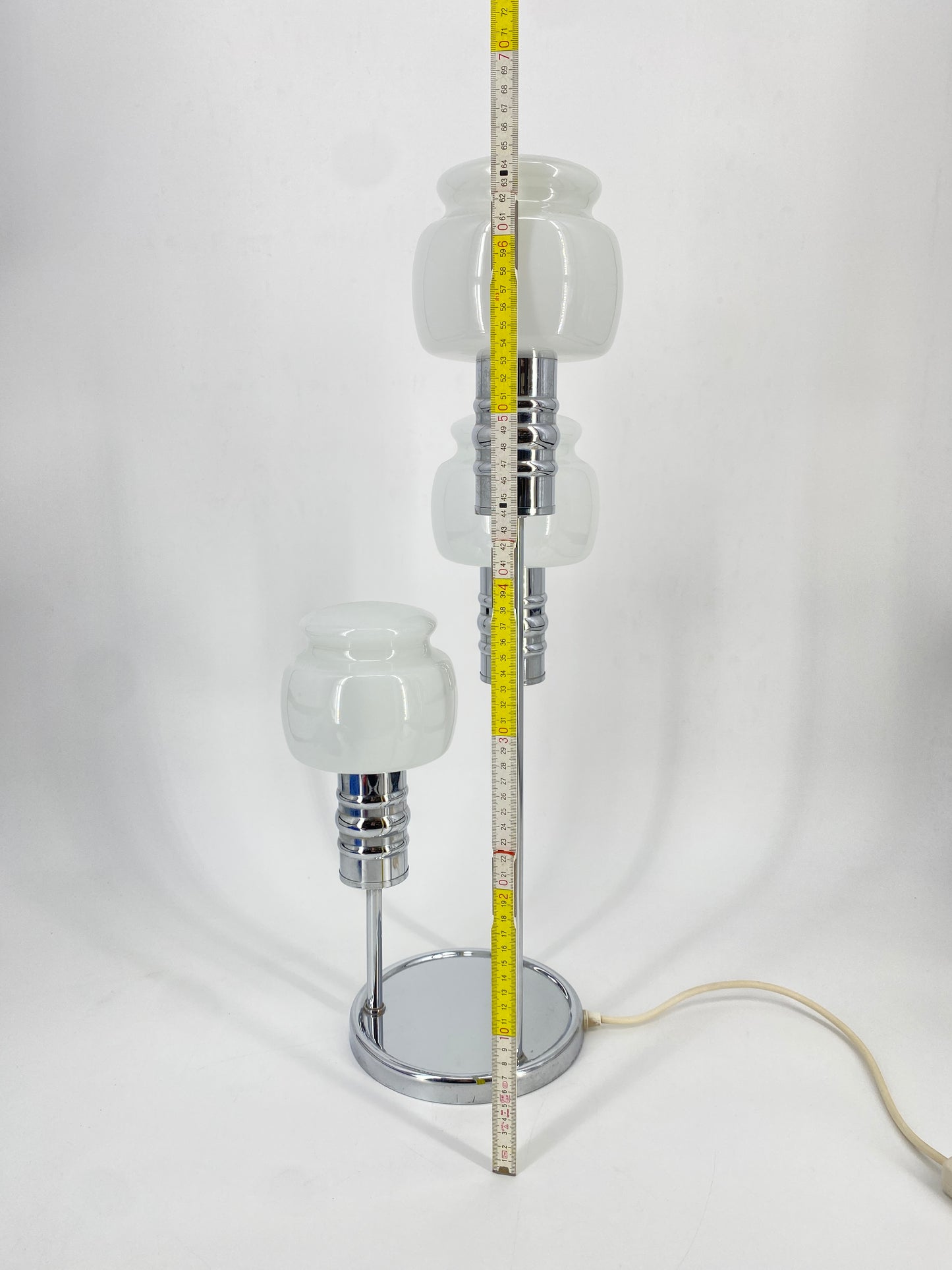 3-flammige Tischlampe von Josef Sölken, 70er Space Age
