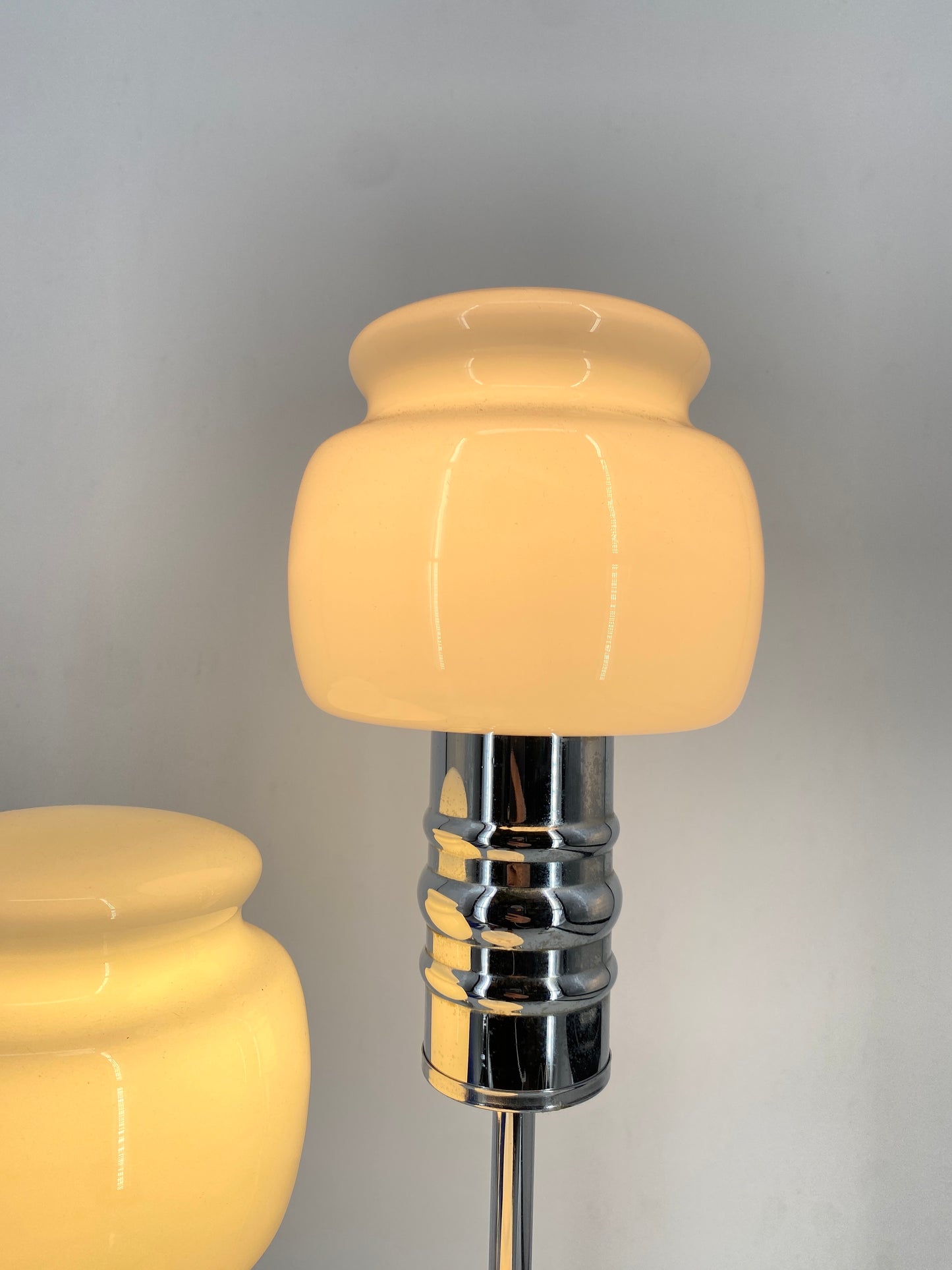 3-flammige Tischlampe von Josef Sölken, 70er Space Age