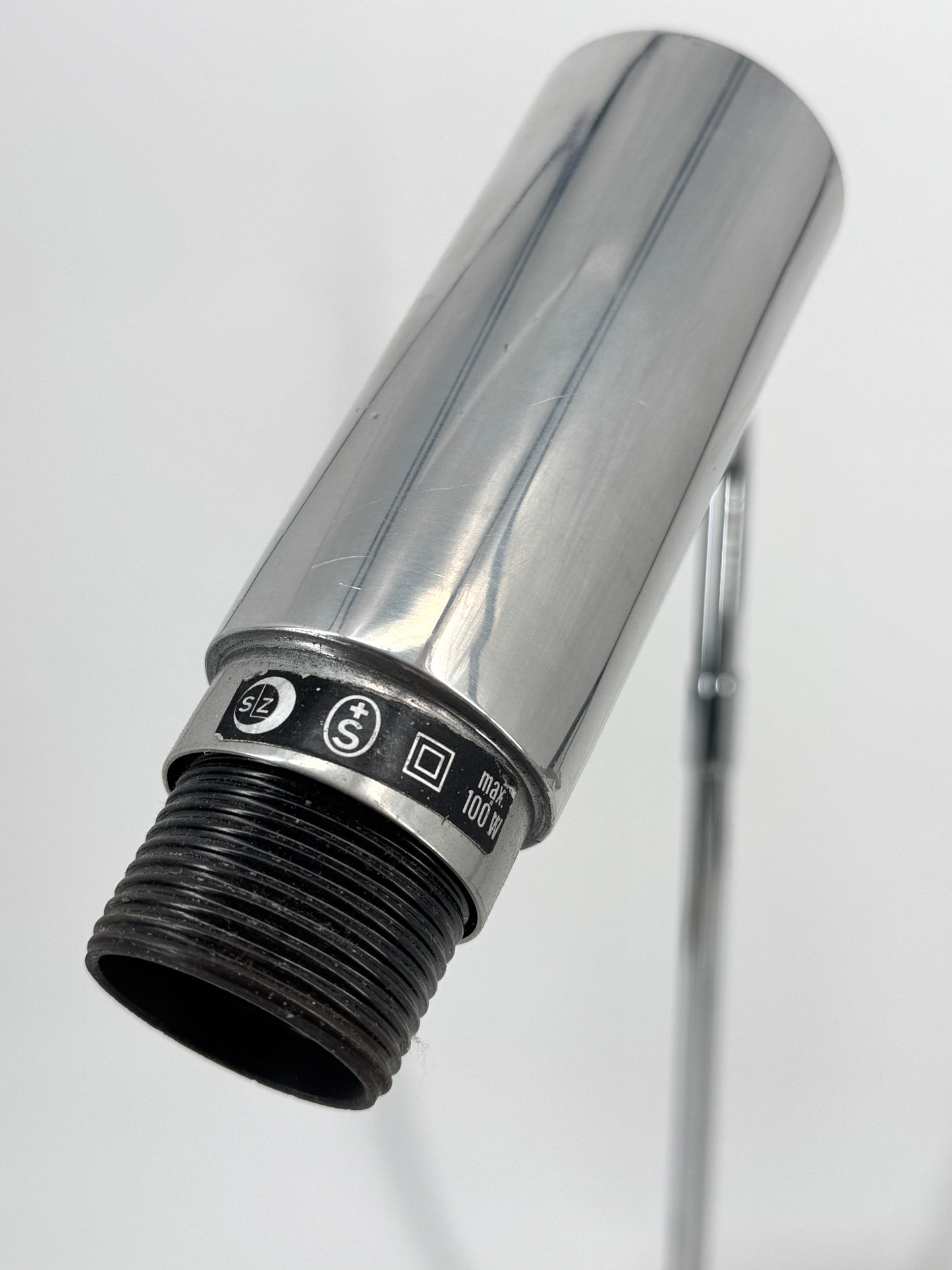 Chrom Tischlampe von Swiss Lamps International, Zürich
