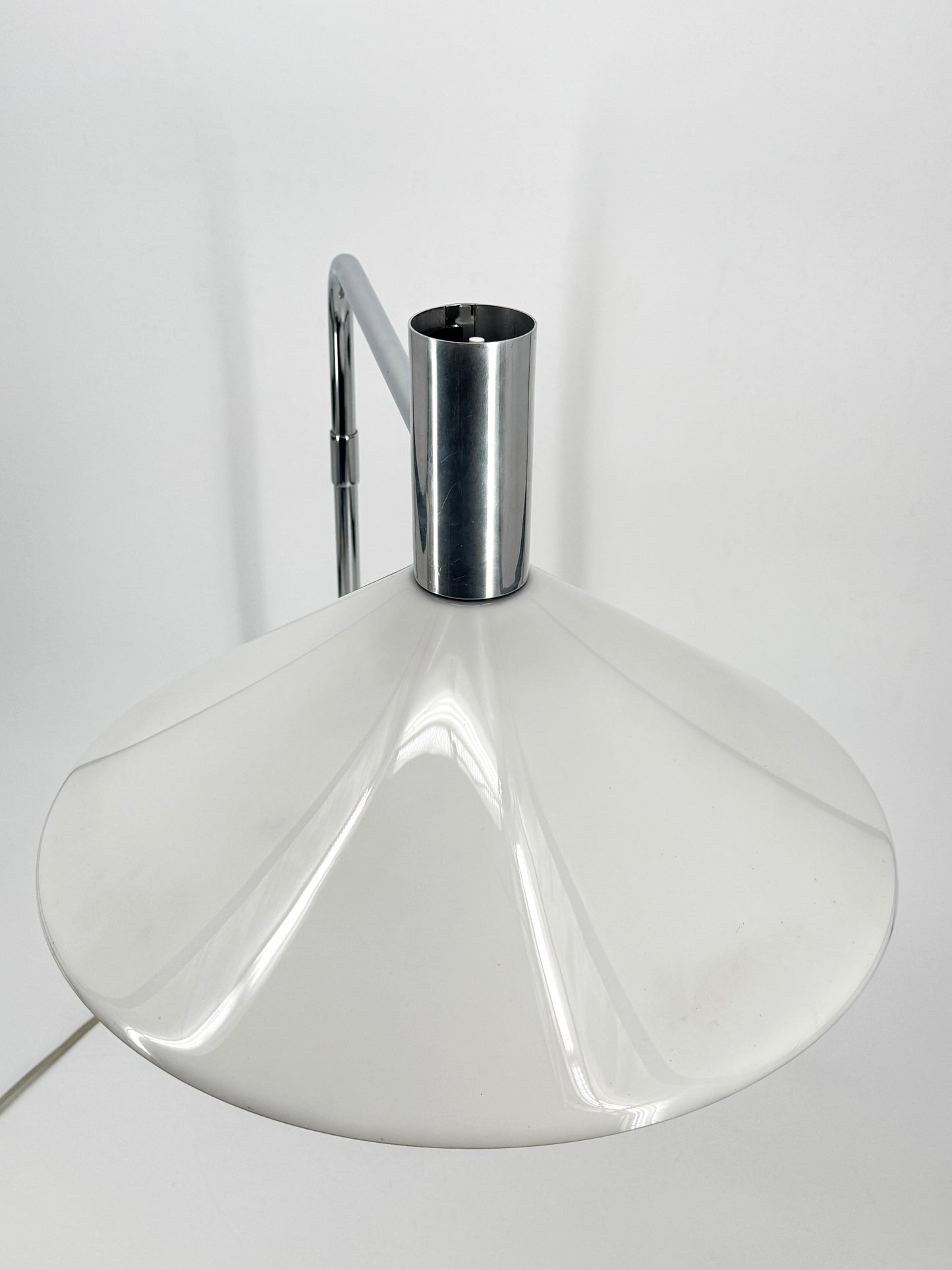 Chrom Tischlampe von Swiss Lamps International, Zürich