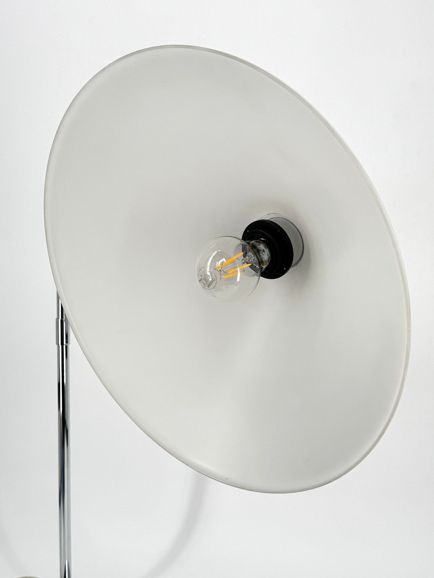 Chrom Tischlampe von Swiss Lamps International, Zürich