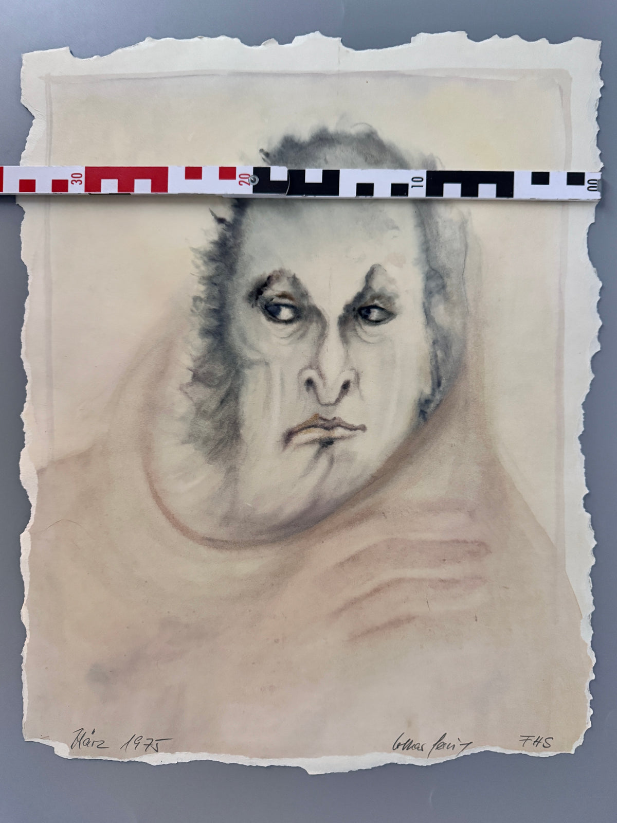 Fantasy-Portrait, "Imperator". Aquarell.