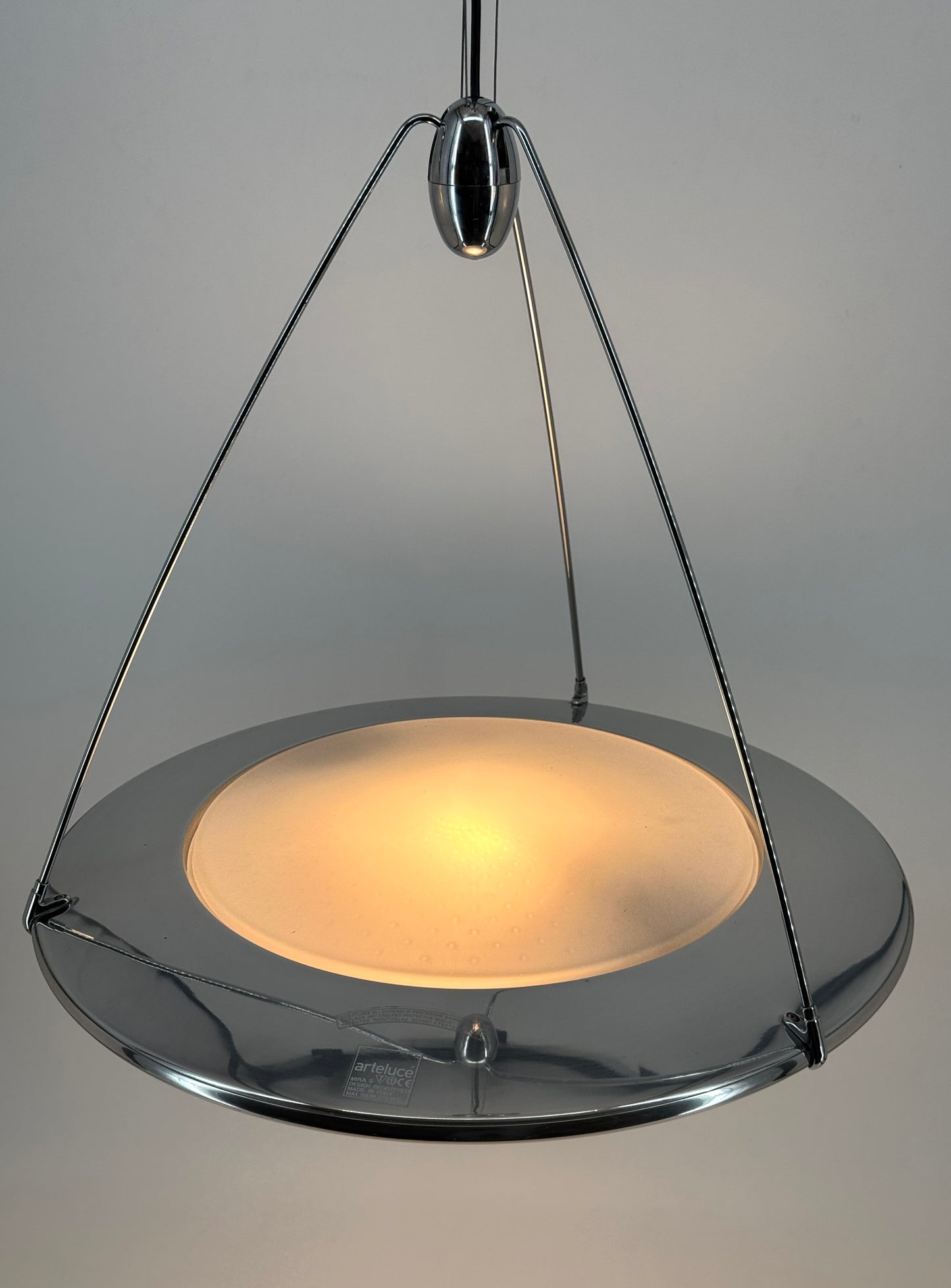 Deckenlampe "Mira S" von Ezio Didone für Arteluce, Italien, 90er