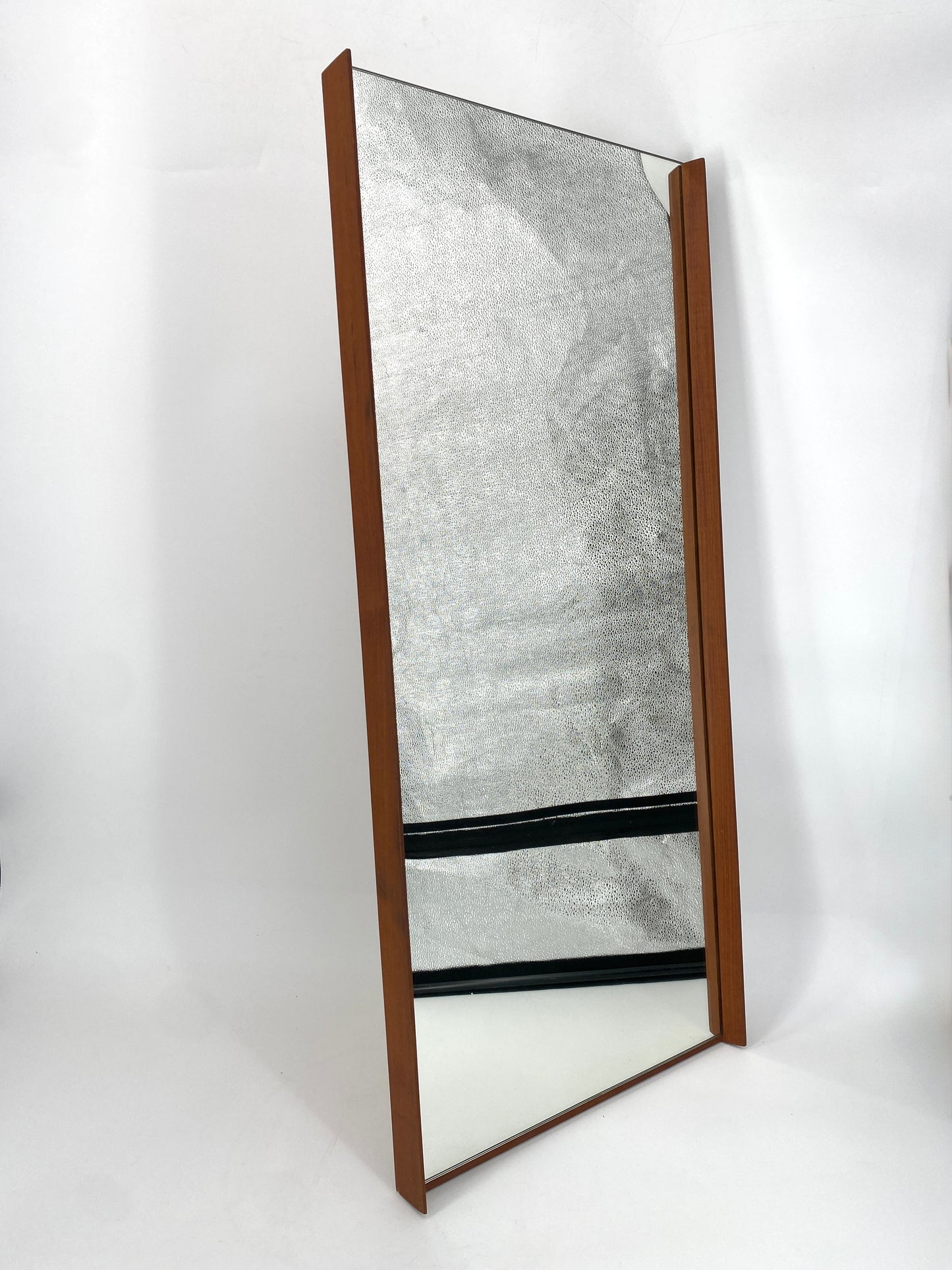 Mid Century Design Spiegel mit Rahmen aus Teak, um 1960