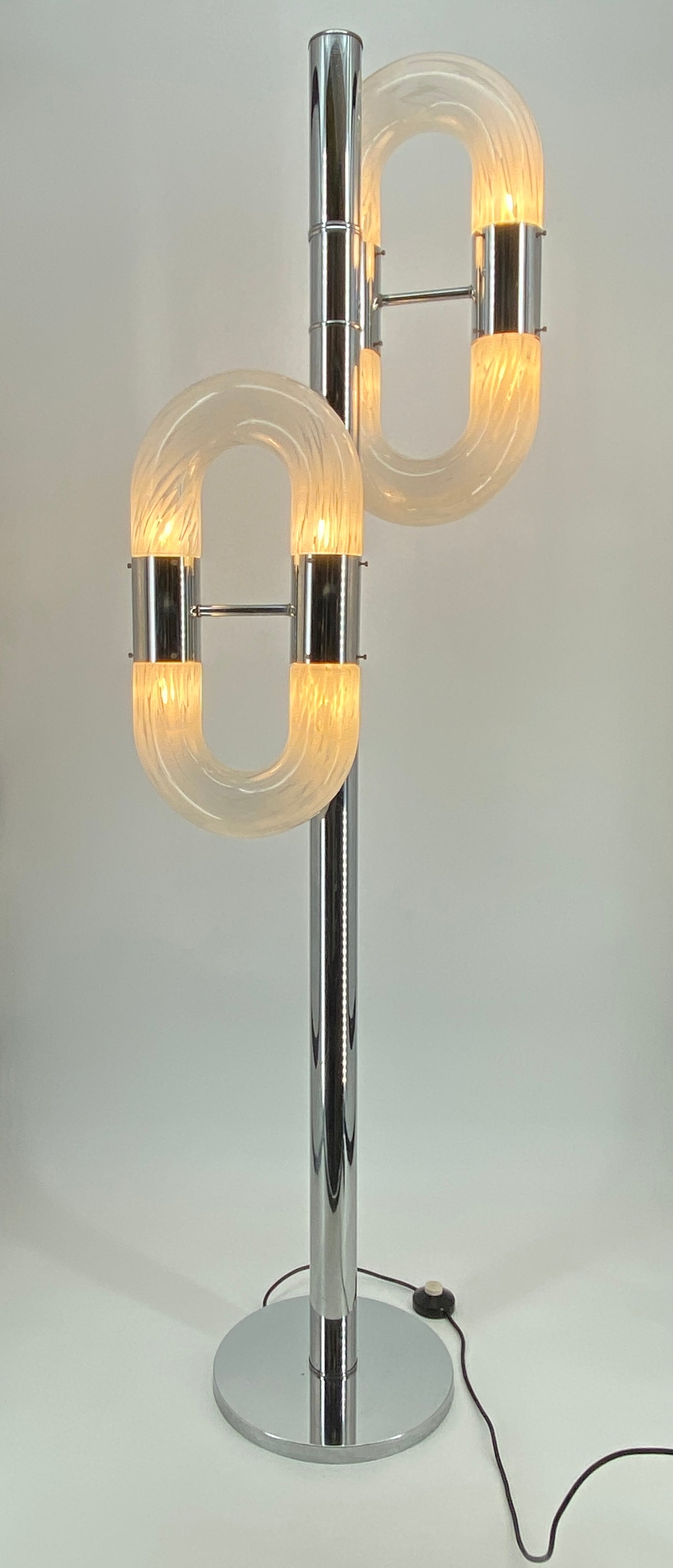 Stehlampe von Aldo Nason für Mazzega, 70er