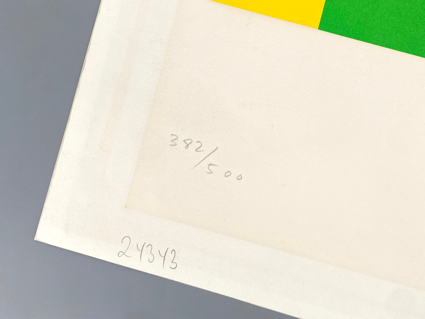 Signierter und nummerierter Farbsiebdruck von Max Bill (1908‒1994), 1969