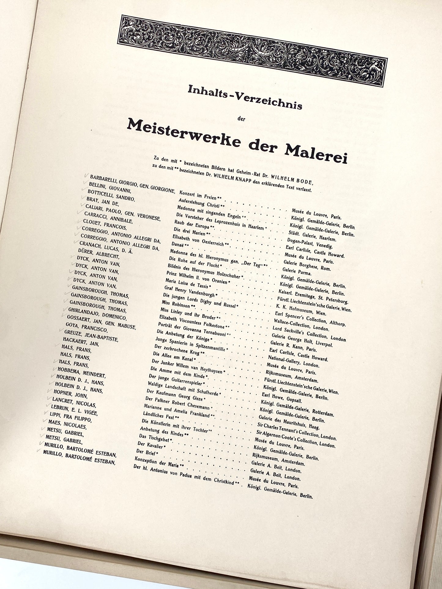 Mappen mit Grafiken in Halbledereinband des Jugendstils, Meisterwerke der Malerei, Alte Meister, Berlin ca. 1900