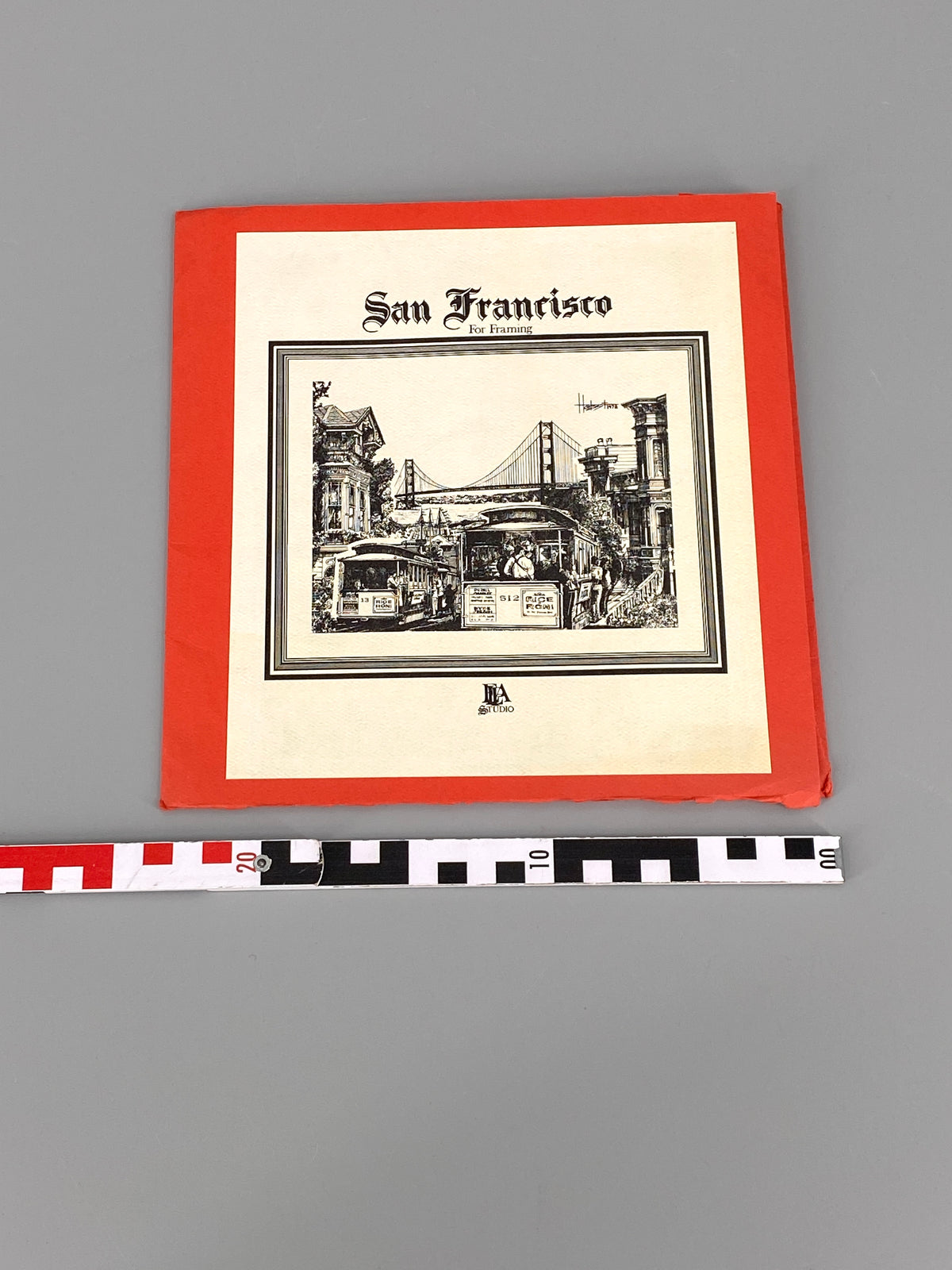 Sammlung mit 6 Lithografien von Horst Kampschulte in San Francisco, 1977