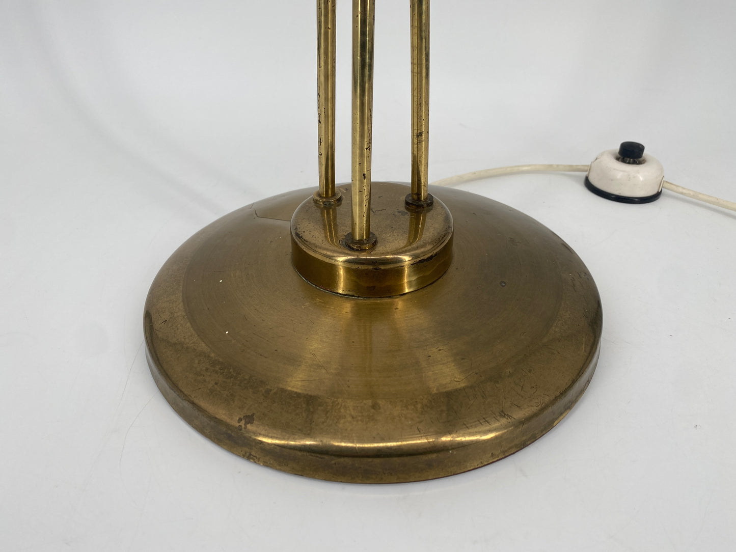 Stehlampe Messing, 50er