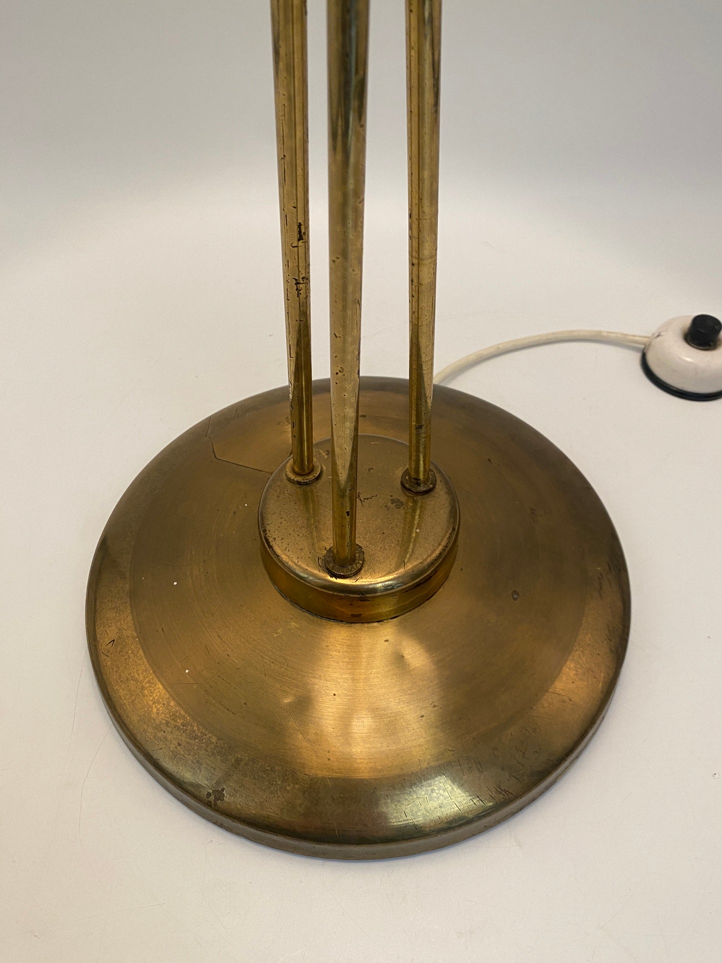 Stehlampe Messing, 50er