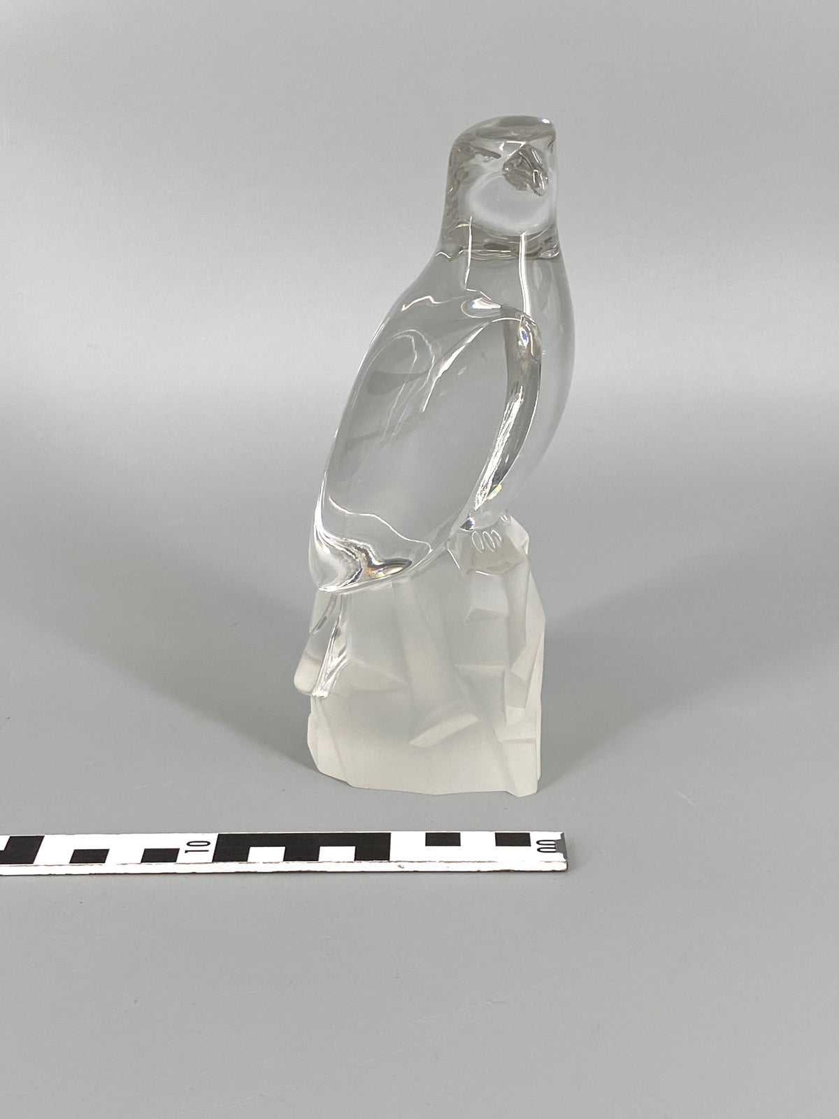 Falke Skulptur aus 24% Bleikristall, Deutschland, 80er
