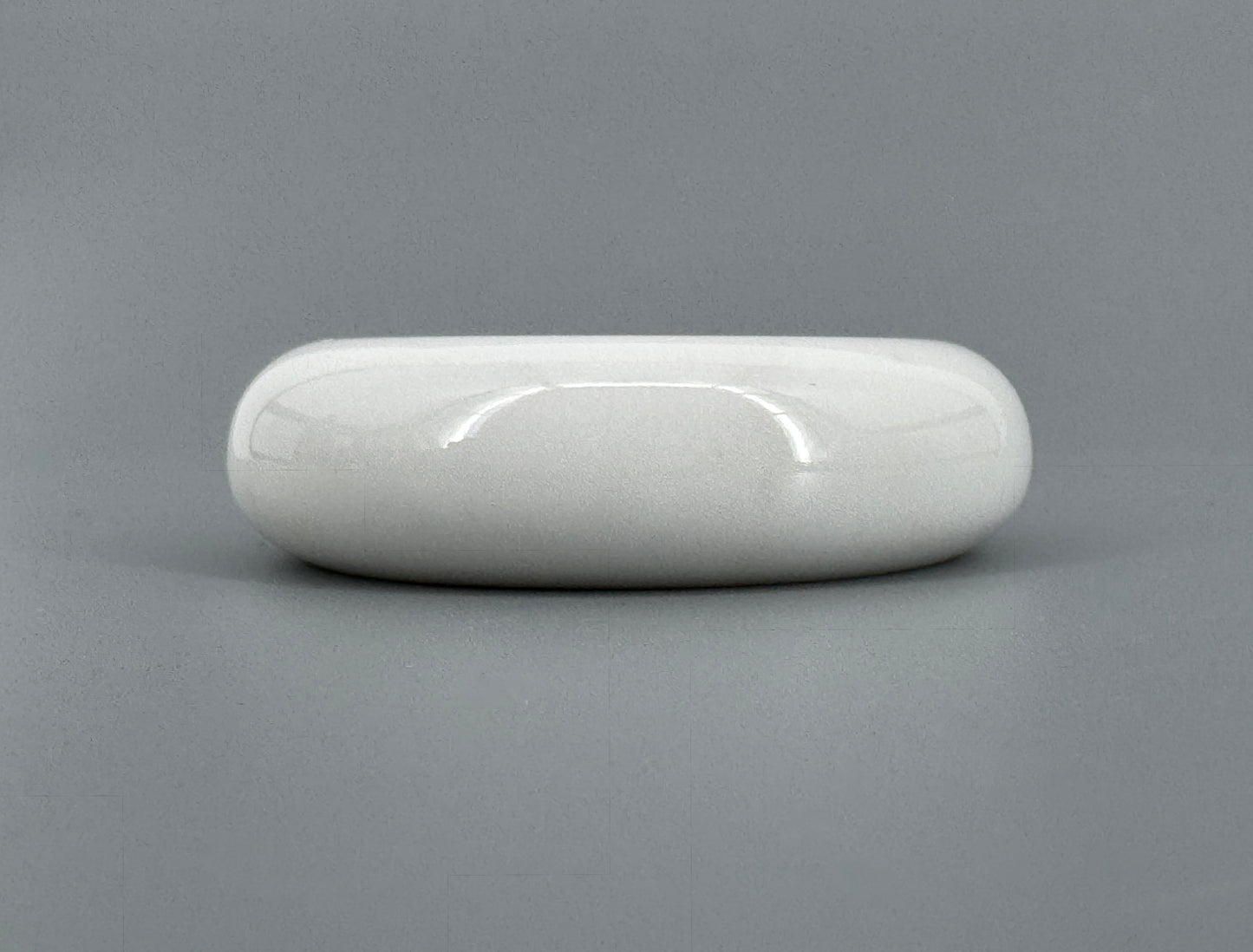 Kleine Schale von Up & Up aus weißem Carrara Marmor, Italien 70er