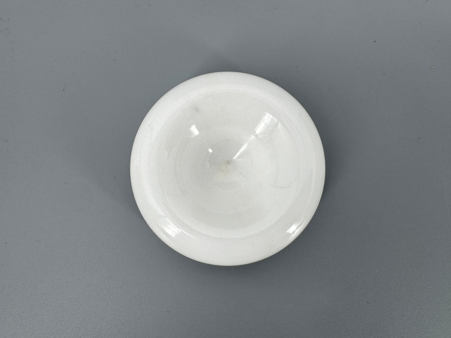 Kleine Schale von Up & Up aus weißem Carrara Marmor, Italien 70er