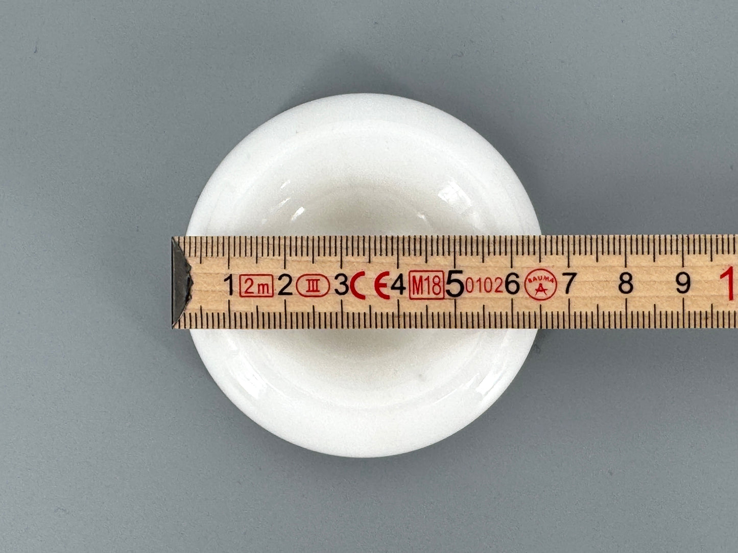 Kleine Schale von Up & Up aus weißem Carrara Marmor, Italien 70er