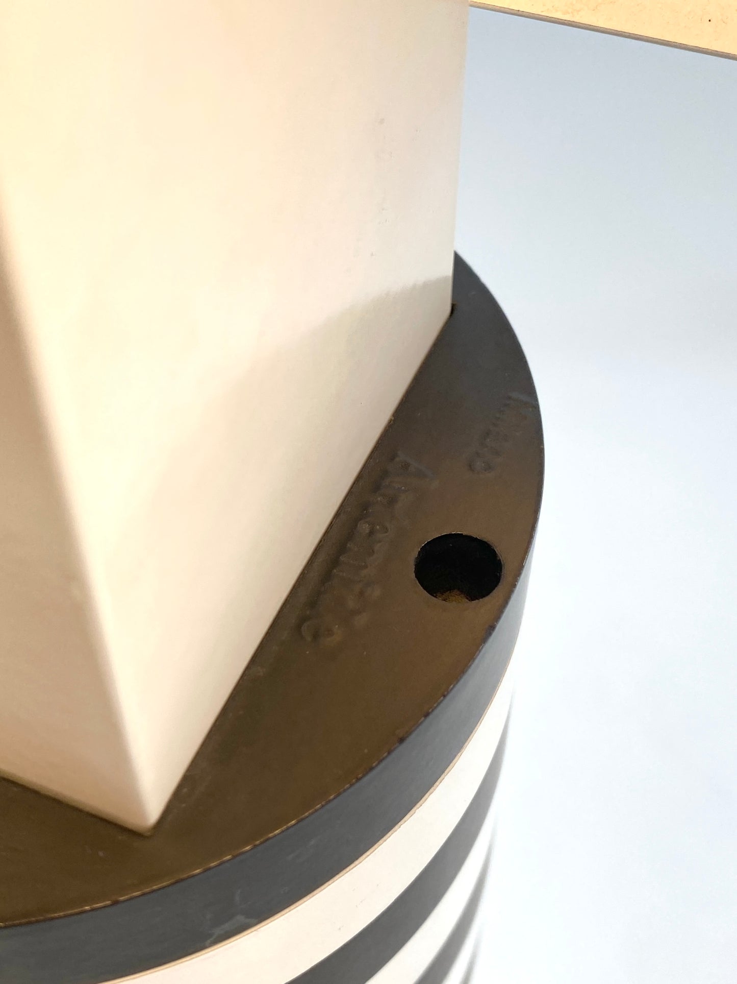 Tischlampe "Shogun" von Mario Botta für Artemide, Originalproduktion aus den 80er Jahren