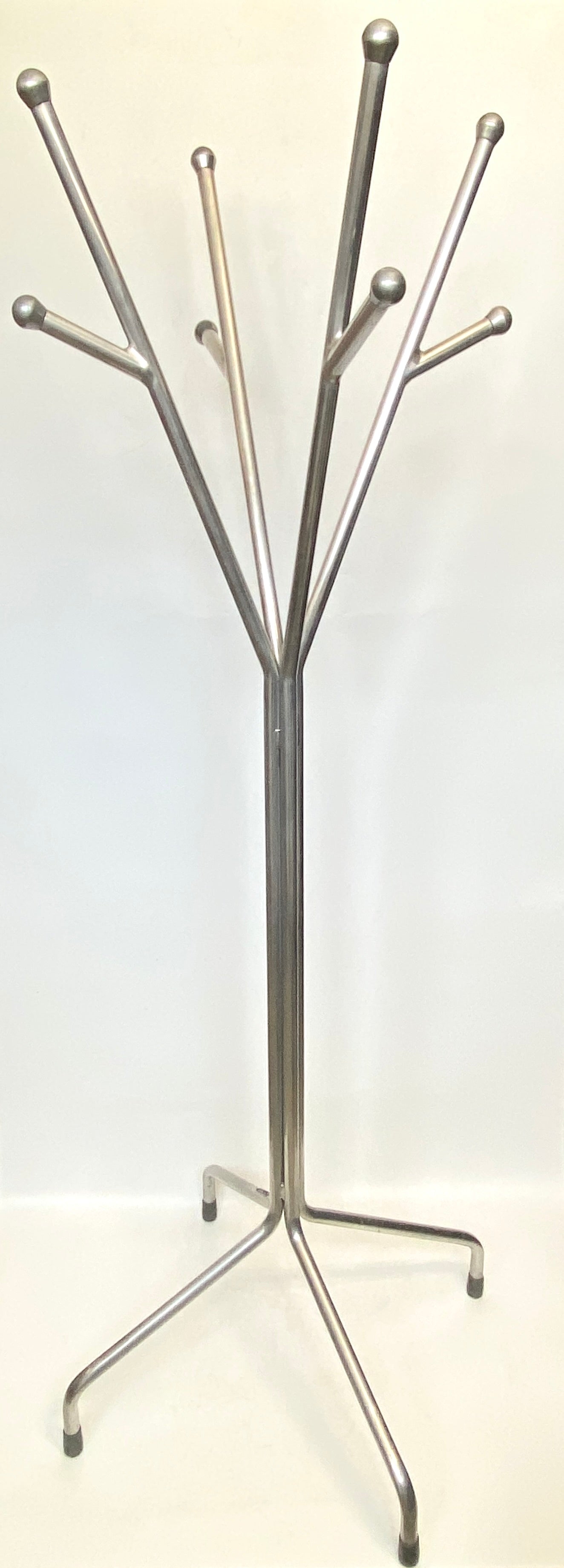 Garderobenständer, Aluminium, Italien, 1970er Jahre
