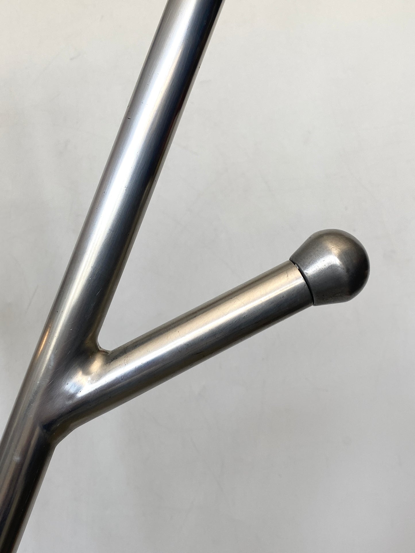 Garderobenständer, Aluminium, Italien, 1970er Jahre