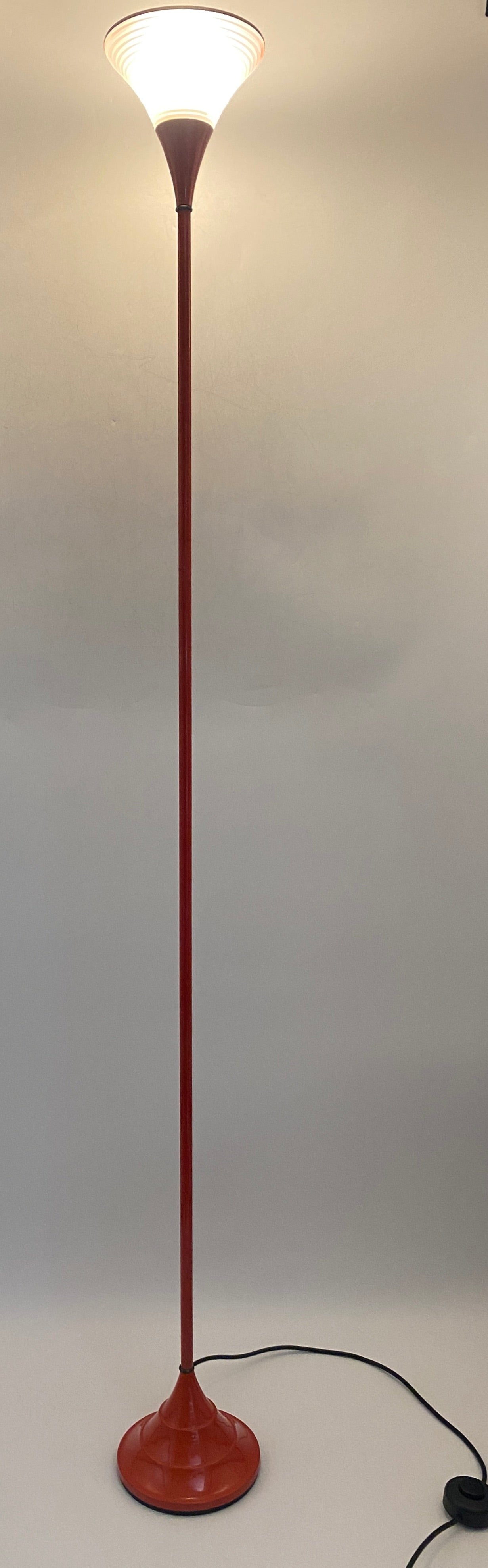 Stehlampe rotes POMO Design Italien, 1980er