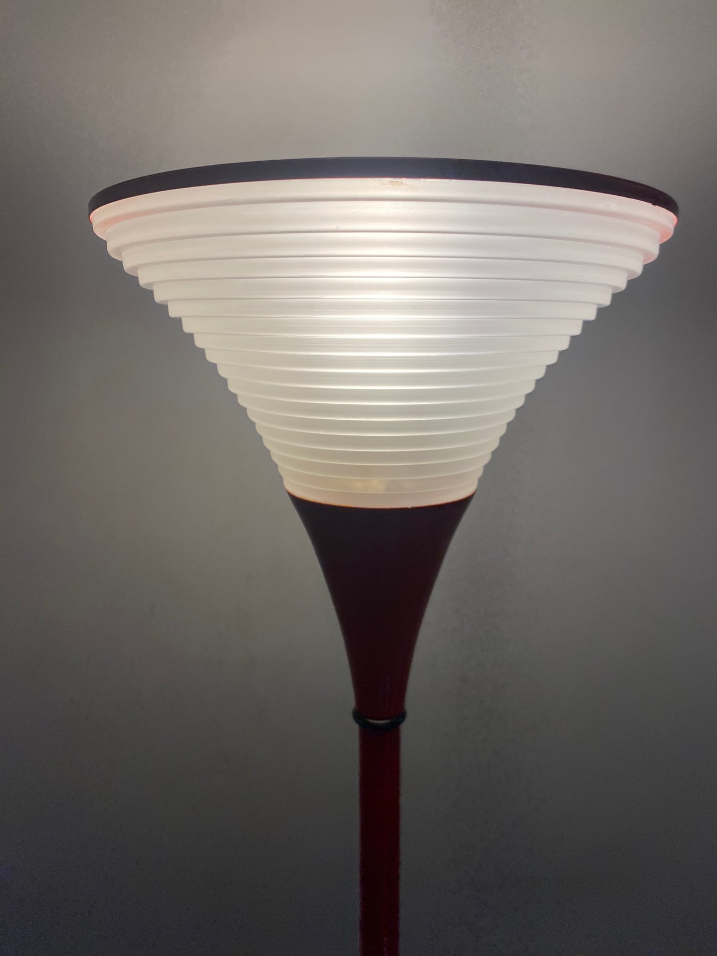 Stehlampe rotes POMO Design Italien, 1980er