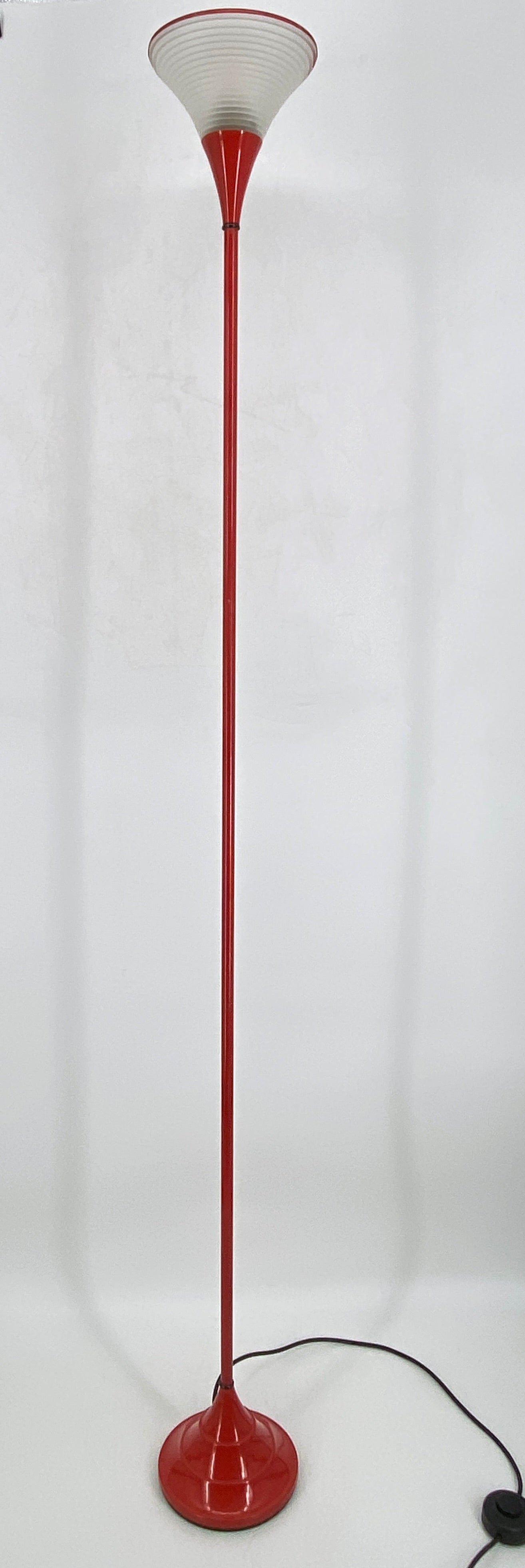 Stehlampe rotes POMO Design Italien, 1980er