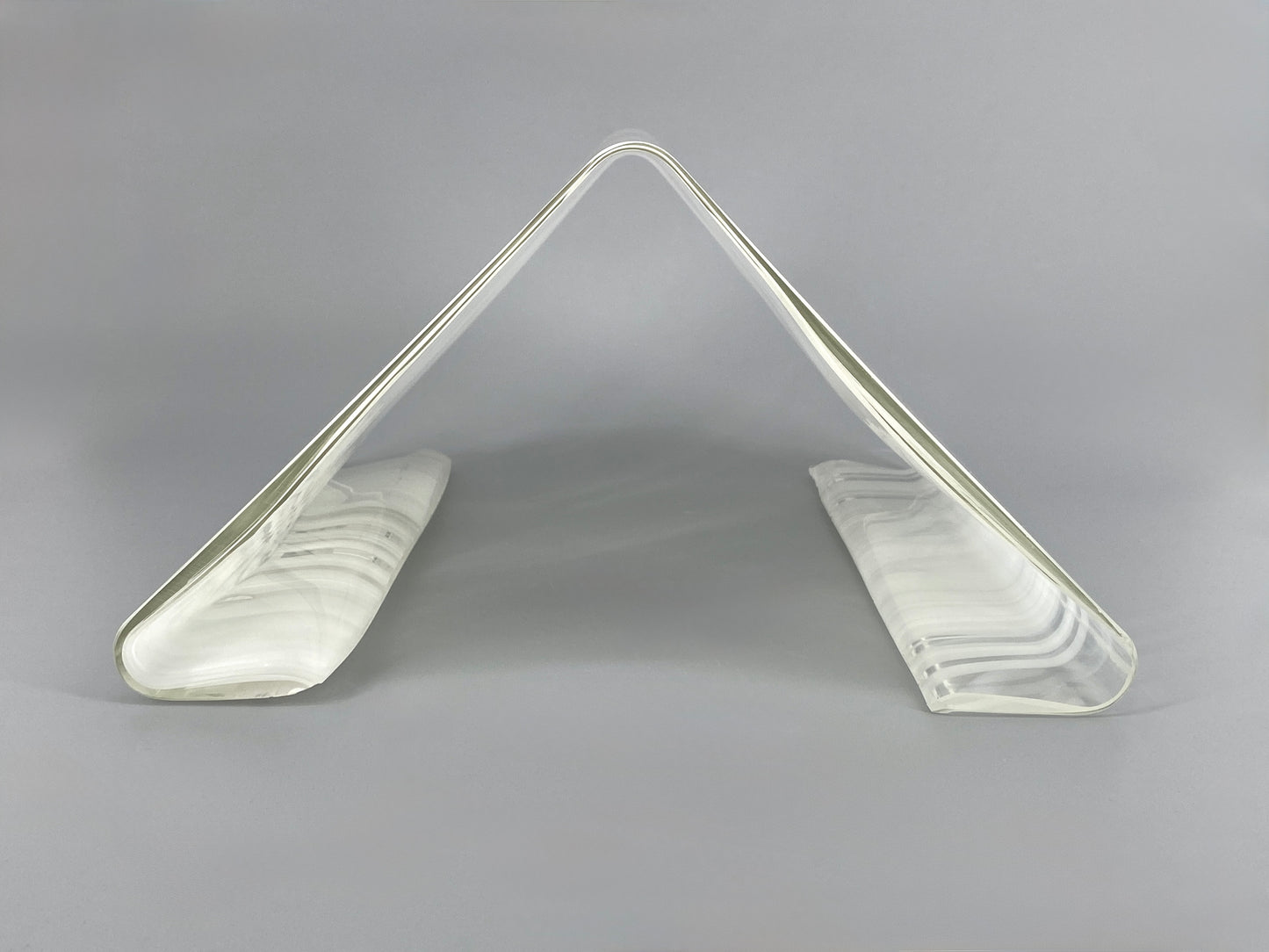 Postmoderne Wandlampe aus Muranoglas mit verchromten Details, Italien 80er